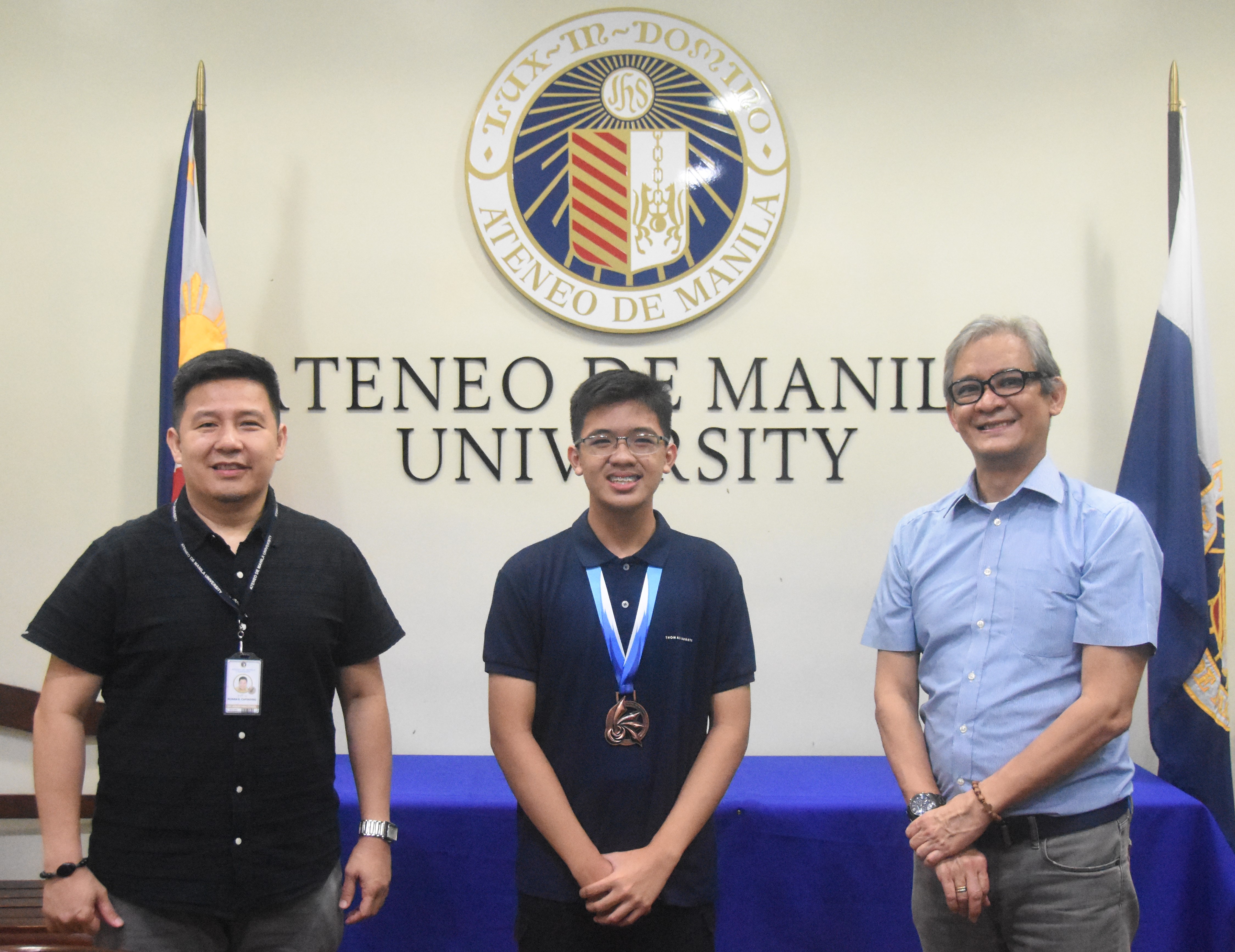 (L-R) Ron Capinding, Tiel Blanca, Jonny Salvador