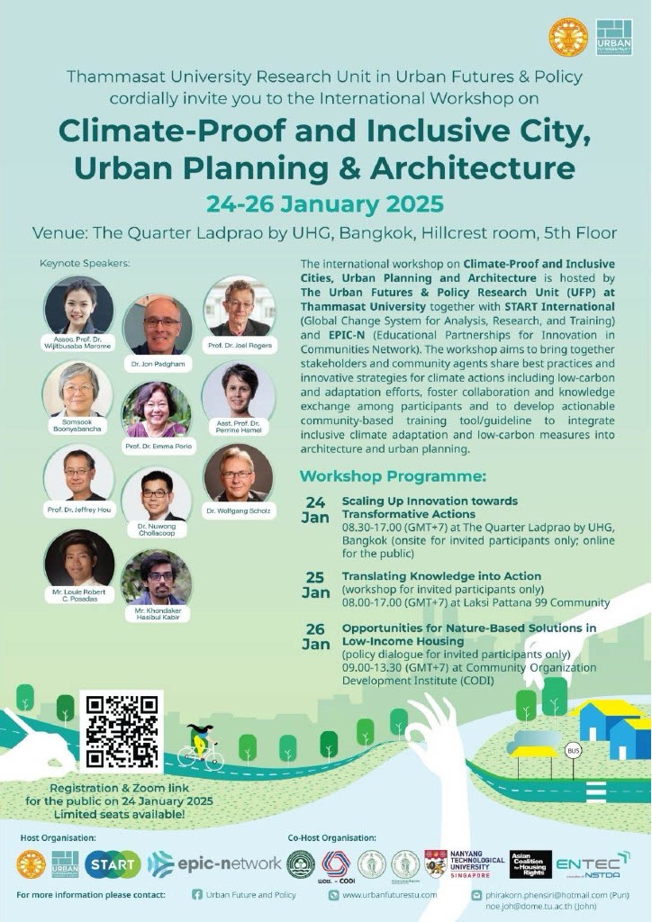Climate-Proof and Inclusive Cities and Urban Planning and Architecture