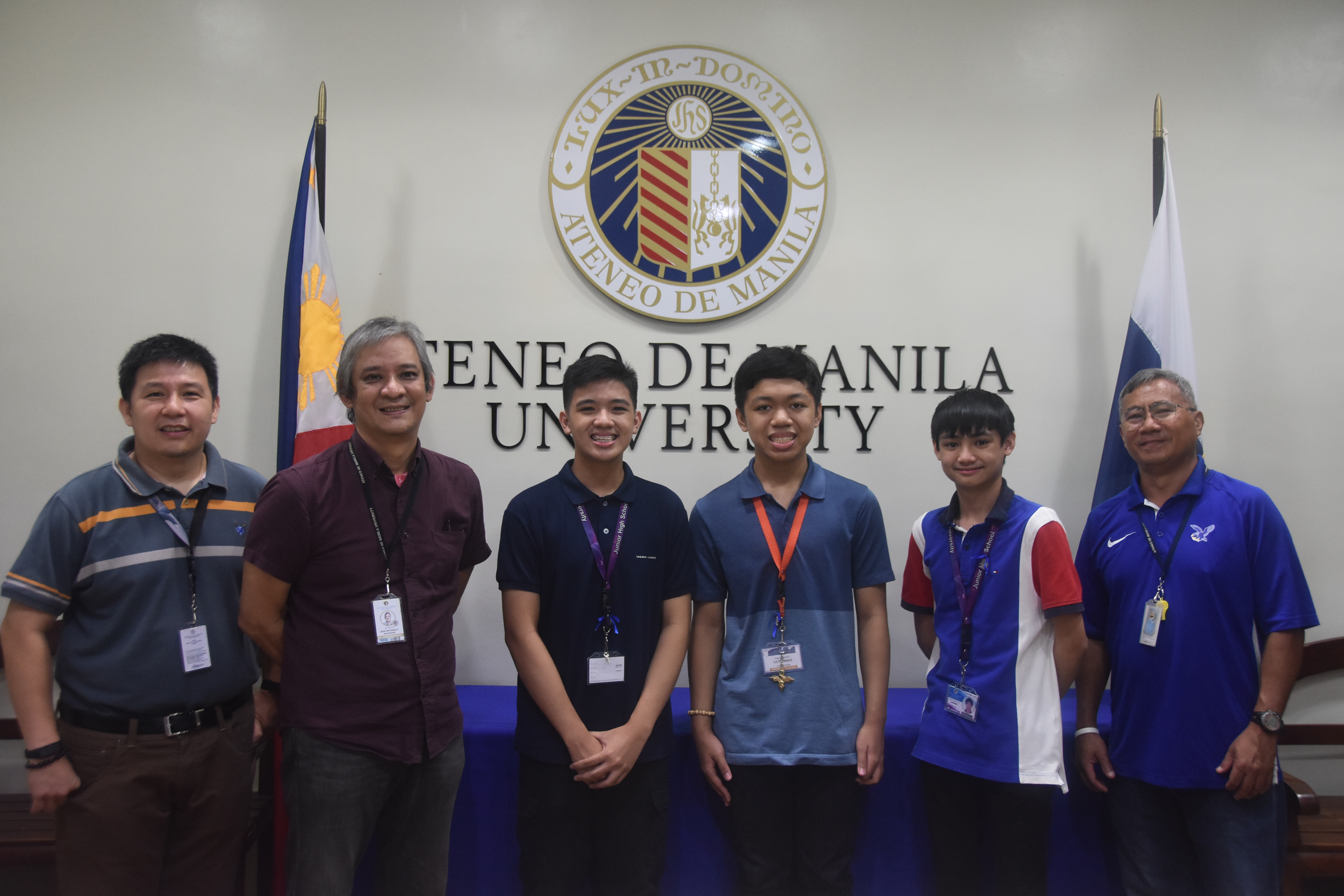 (L-R) Ron Capinding, Jonny Salvador, Tiel Blanca, Luis Gutierrez, Gian Alingog, Raul Albarece 