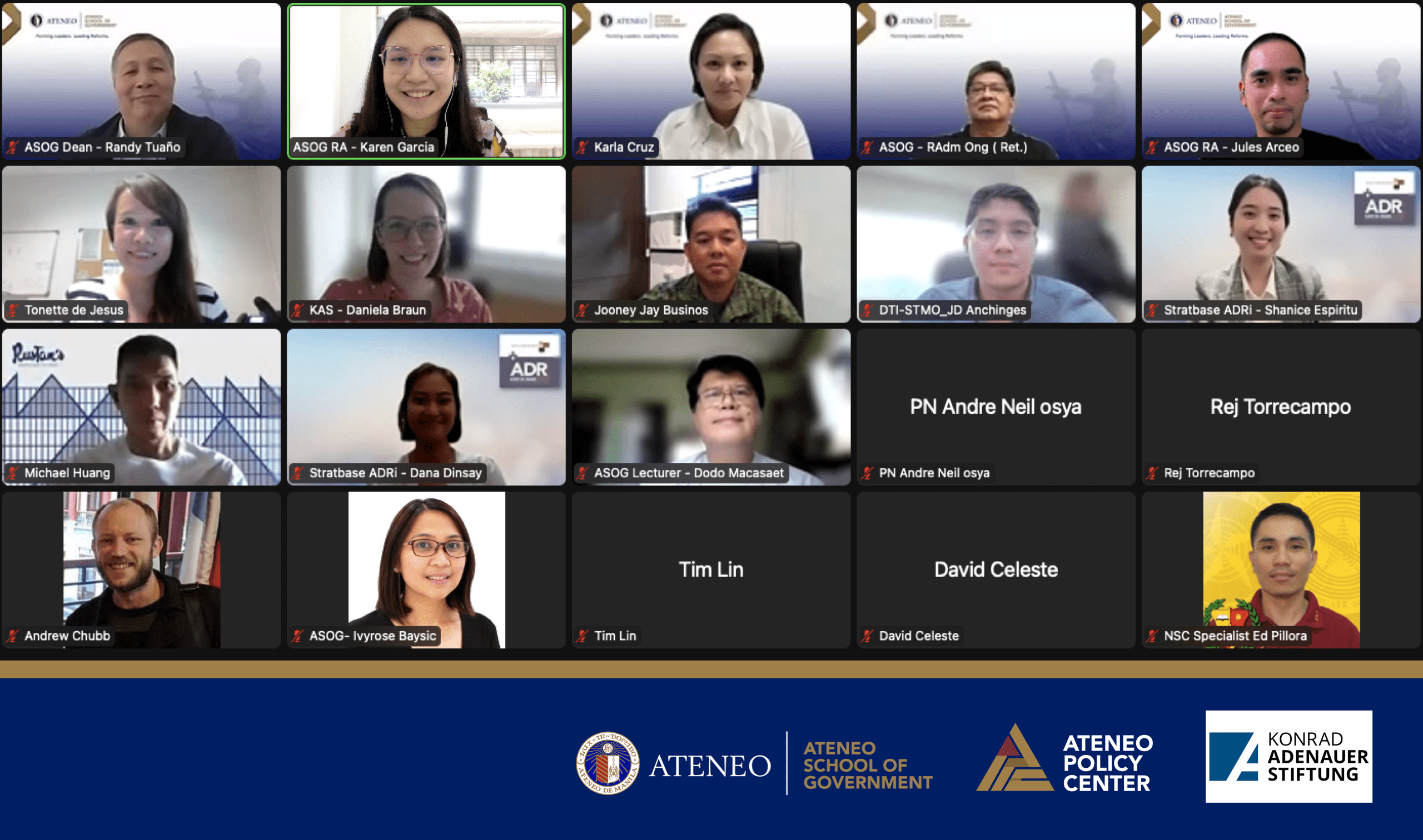 ASOG Brown Bag Session on Modern Political Warfare