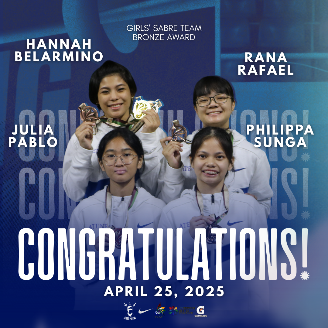 The bronze-winning sabre team