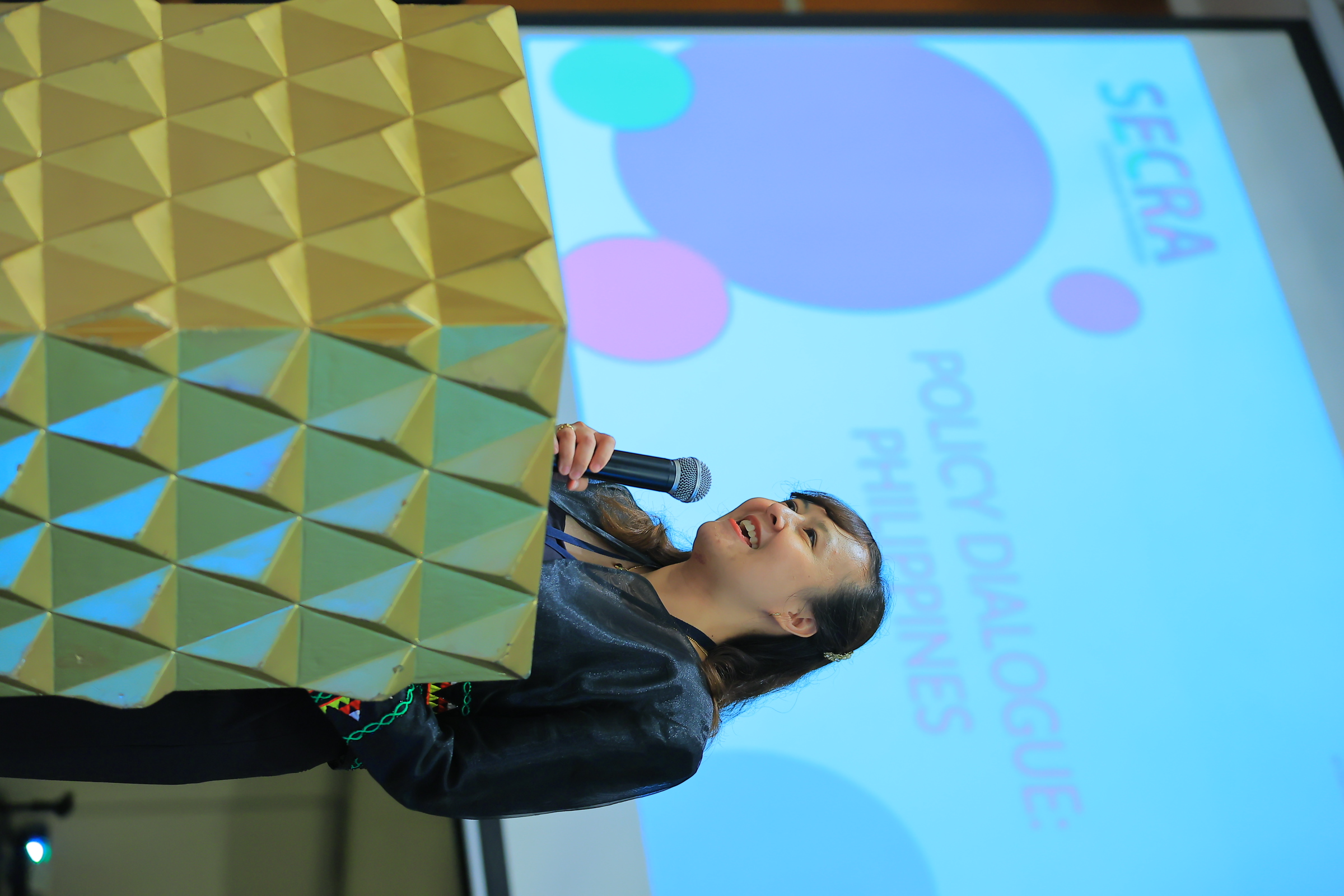 Dr Gotangco Gonzales providing an overview of the Philippine Policy Brief.