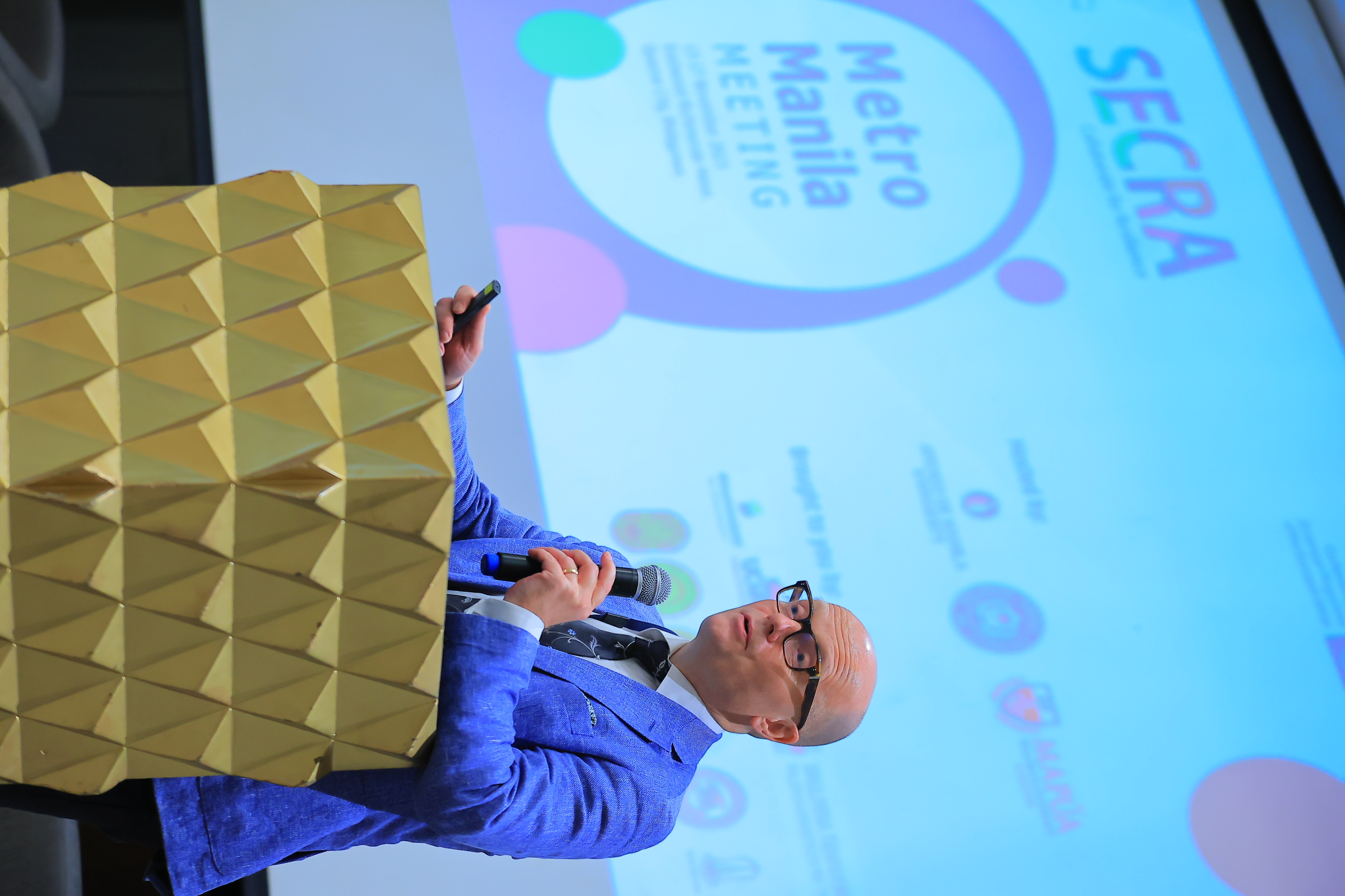 Dr Jörgen Sparf, one of the SECRA Project Coordinators, delivering the opening remarks