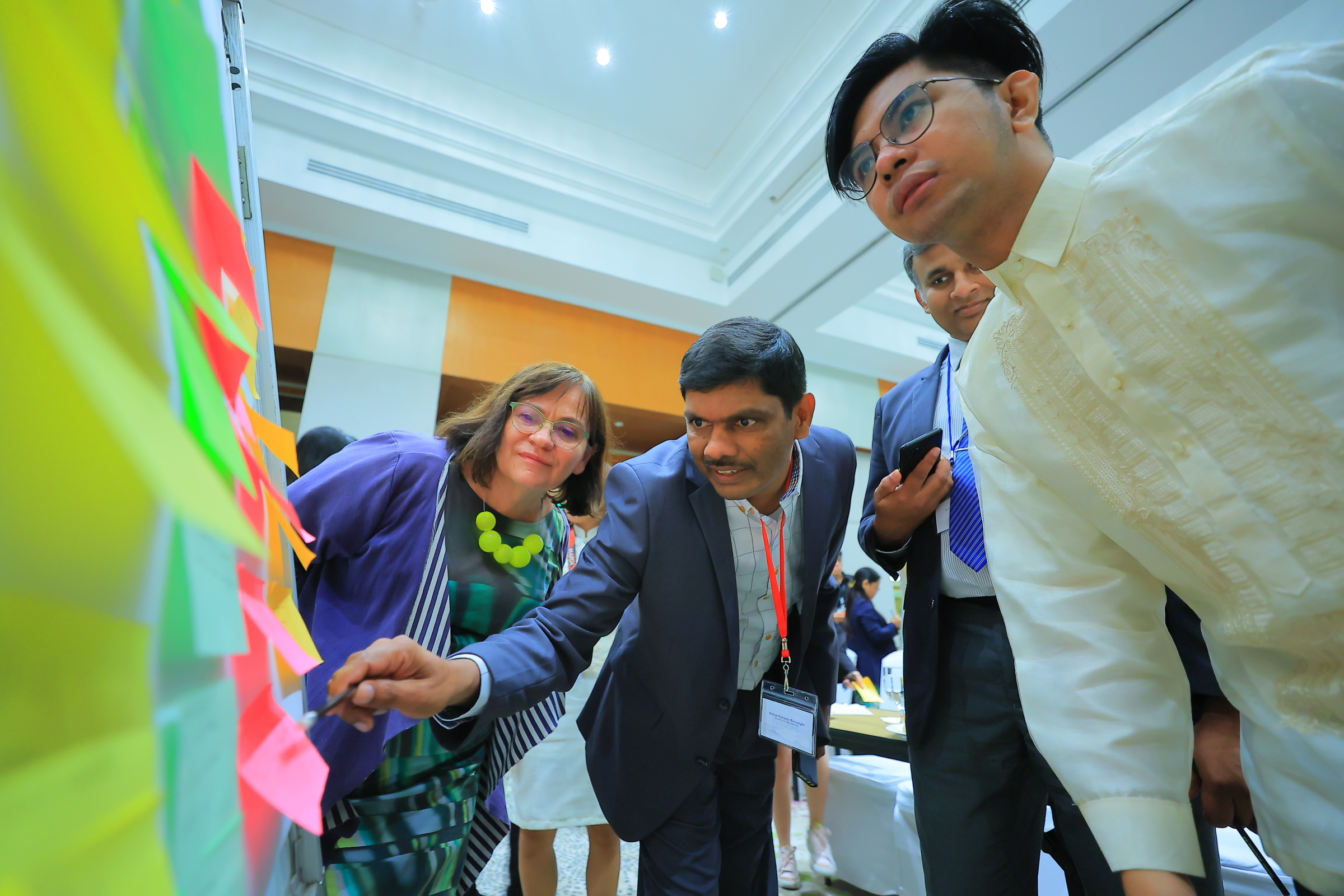 Members of the consortium during the workshop on the psychology of resilience