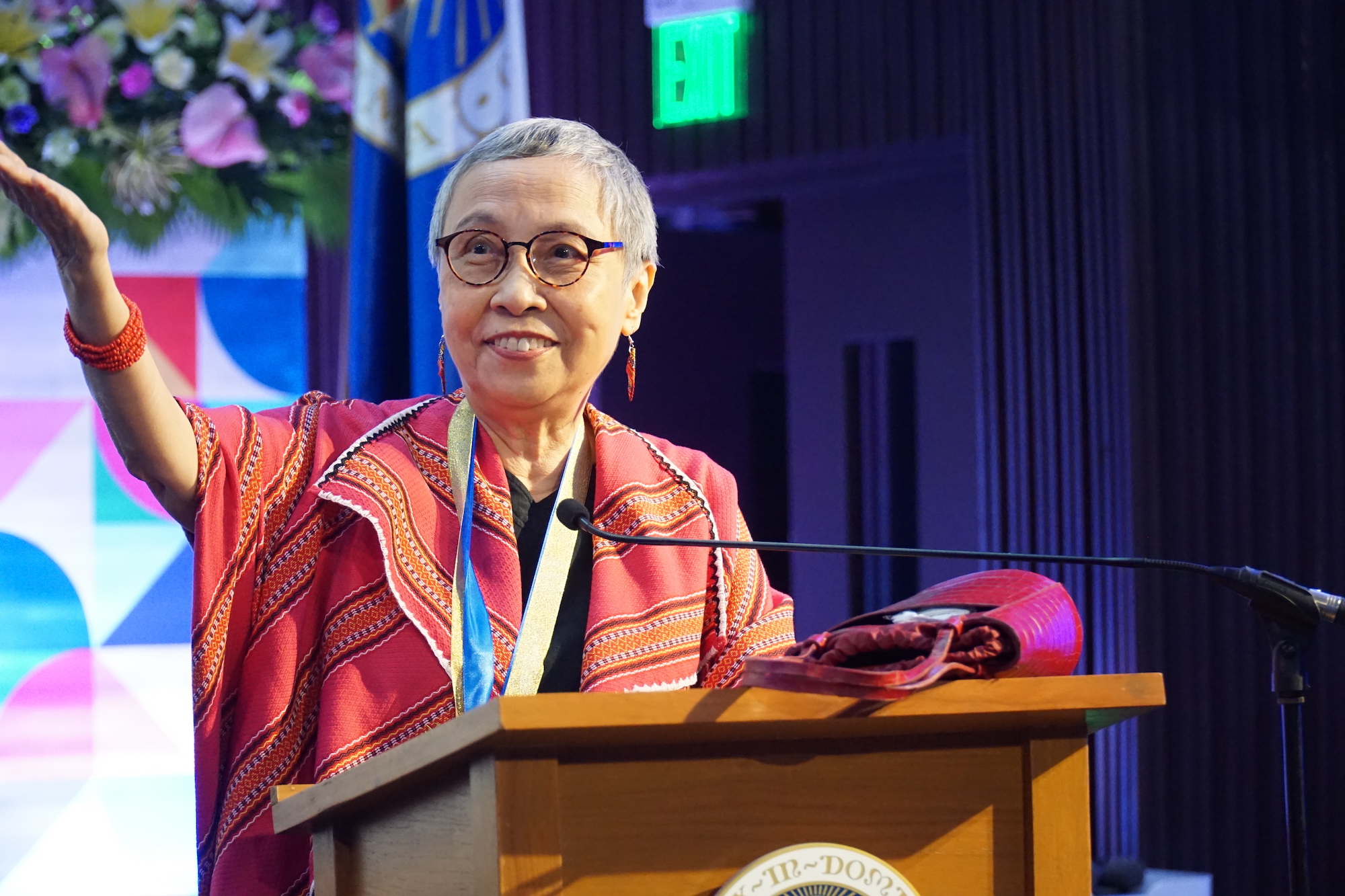 Dr Cristina Montiel delivers her response