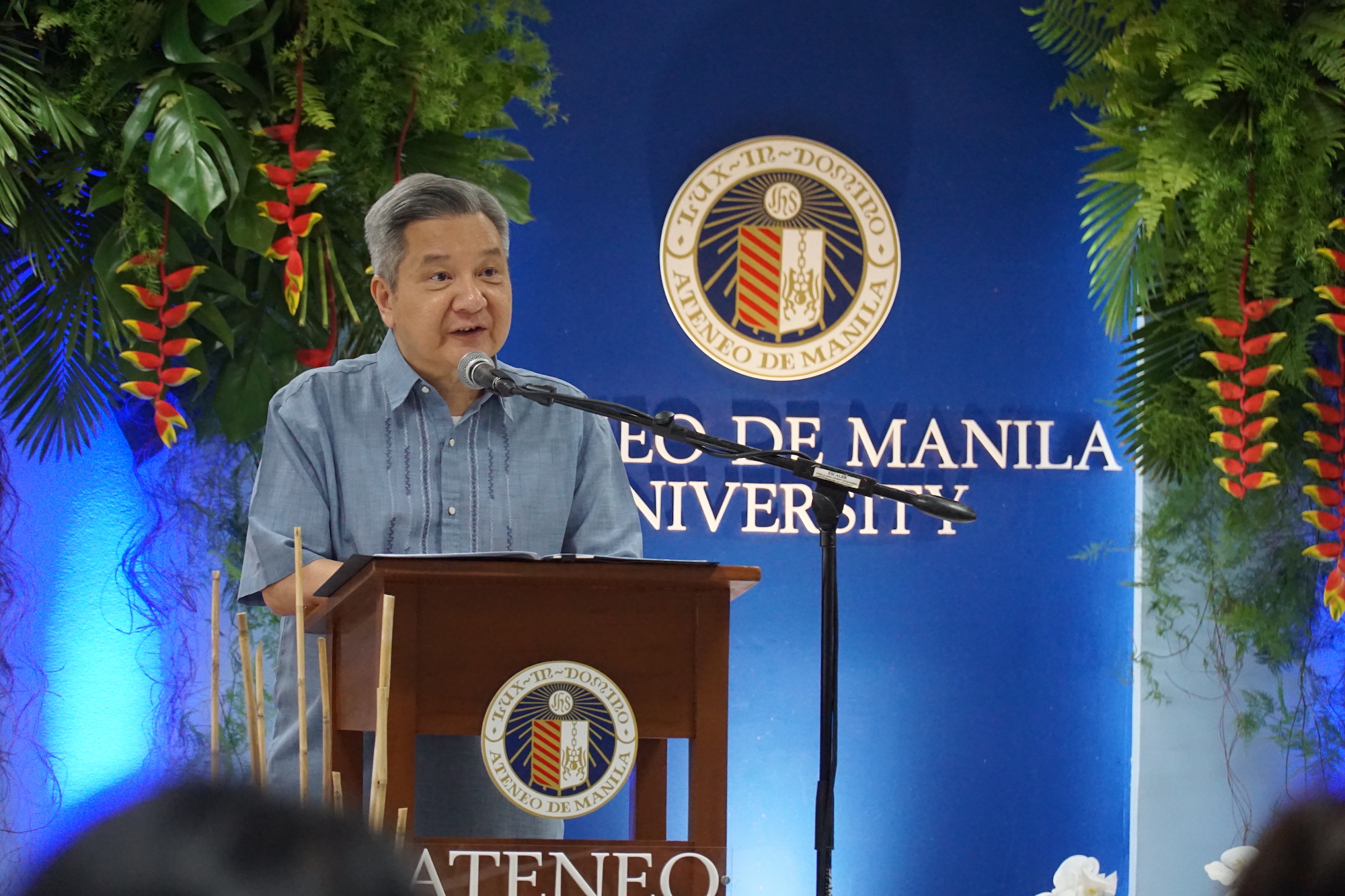 Fr Roberto Yap SJ giving his opening remarks