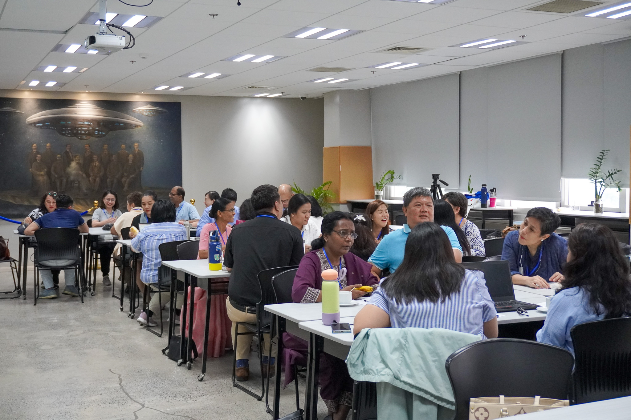 The leadership circles deep in discussion