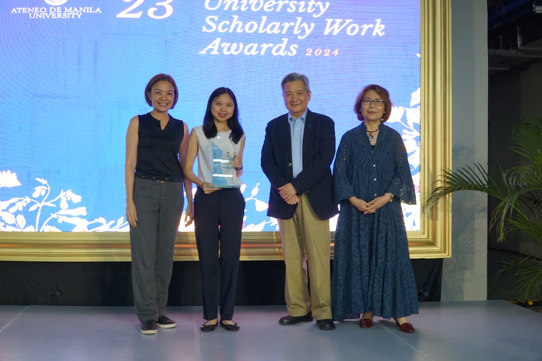 Outstanding Scholarly Work from ASMPH. Photo: Andrea Bautista
