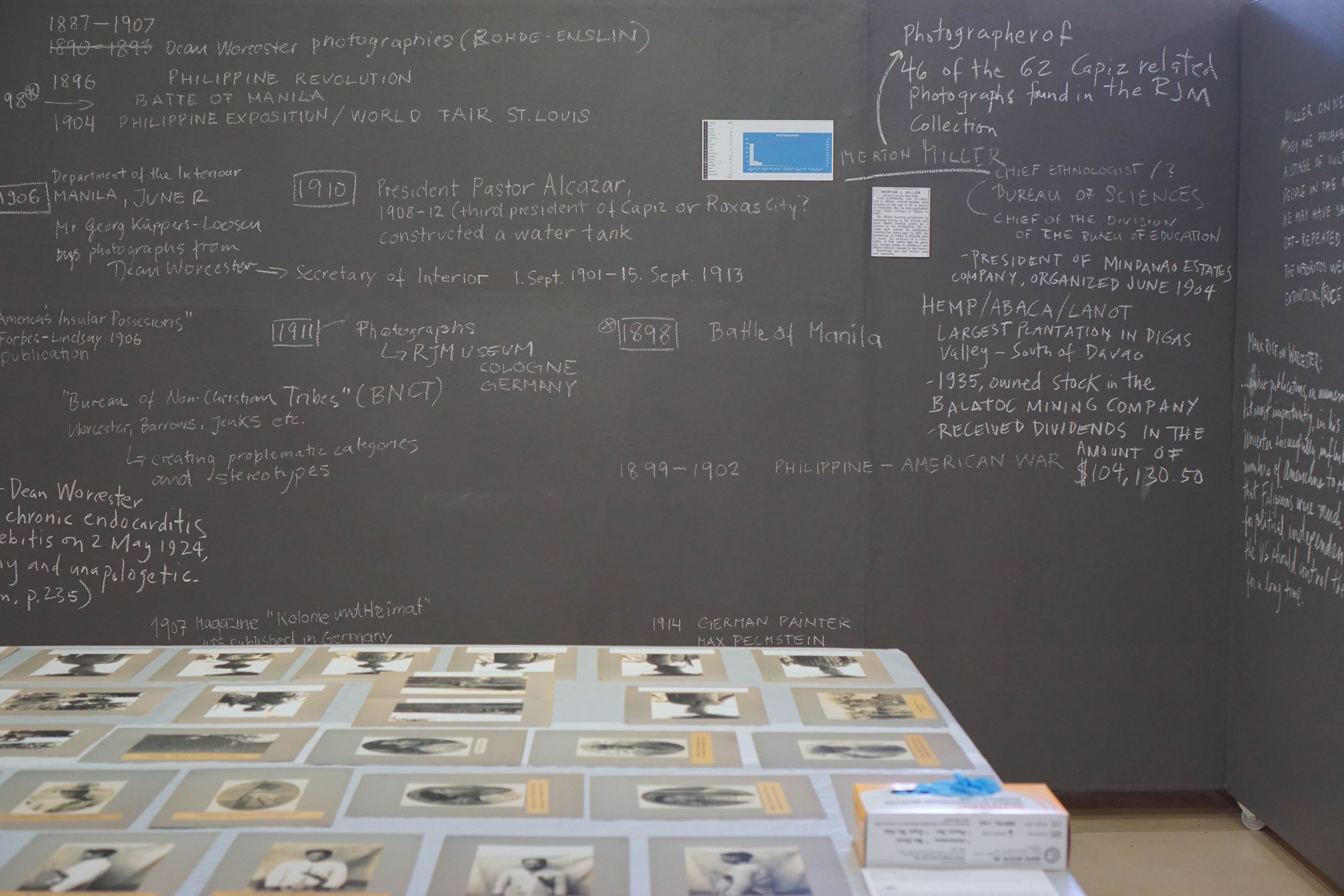 Installation shots of Snare for Birds: Passages through the Colonial Archive at Ang Panublion Museum, Roxas City, Capiz. Photo by Aina Shane Martinez.