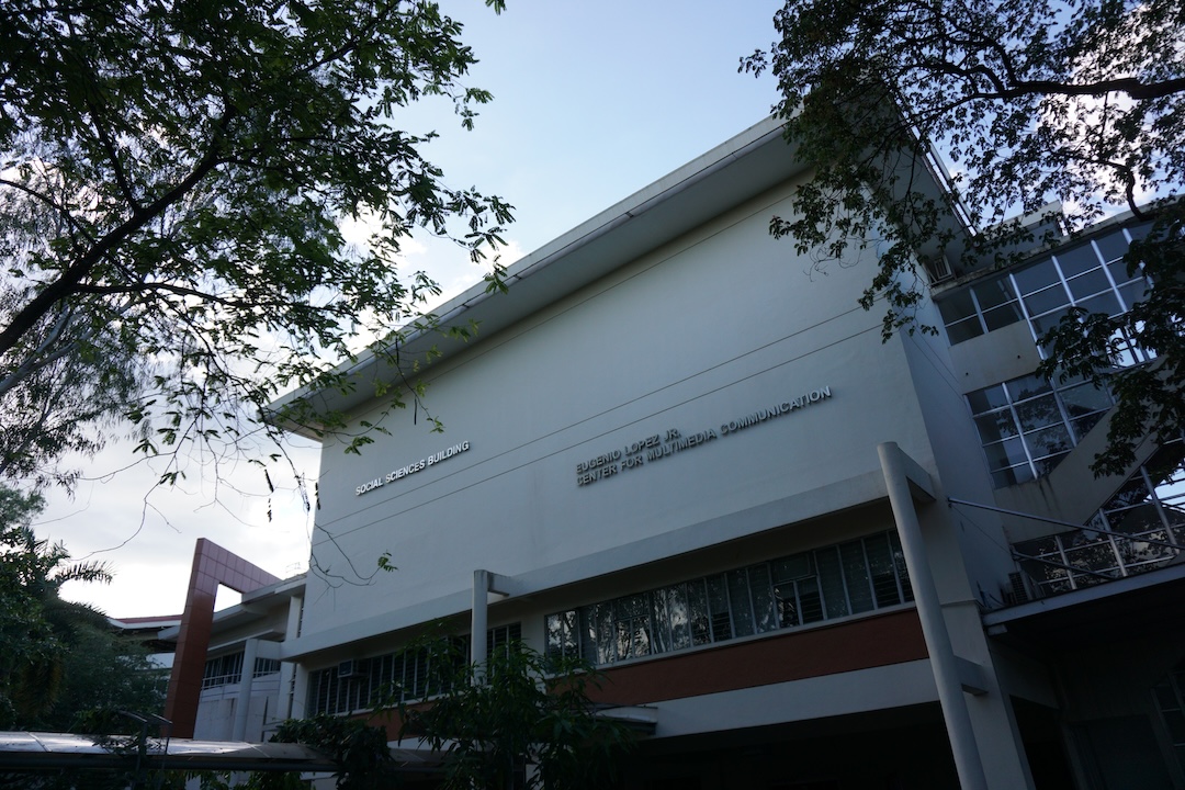 The facade of the School of Social Sciences Building