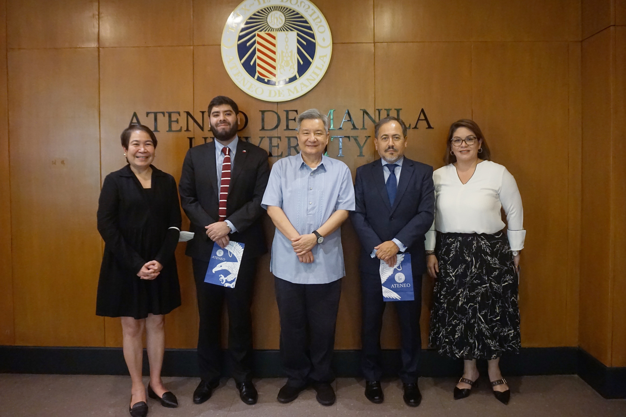 His Excellency Alvaro Jara visits Ateneo for a courtesy call with Fr Bobby Yap SJ