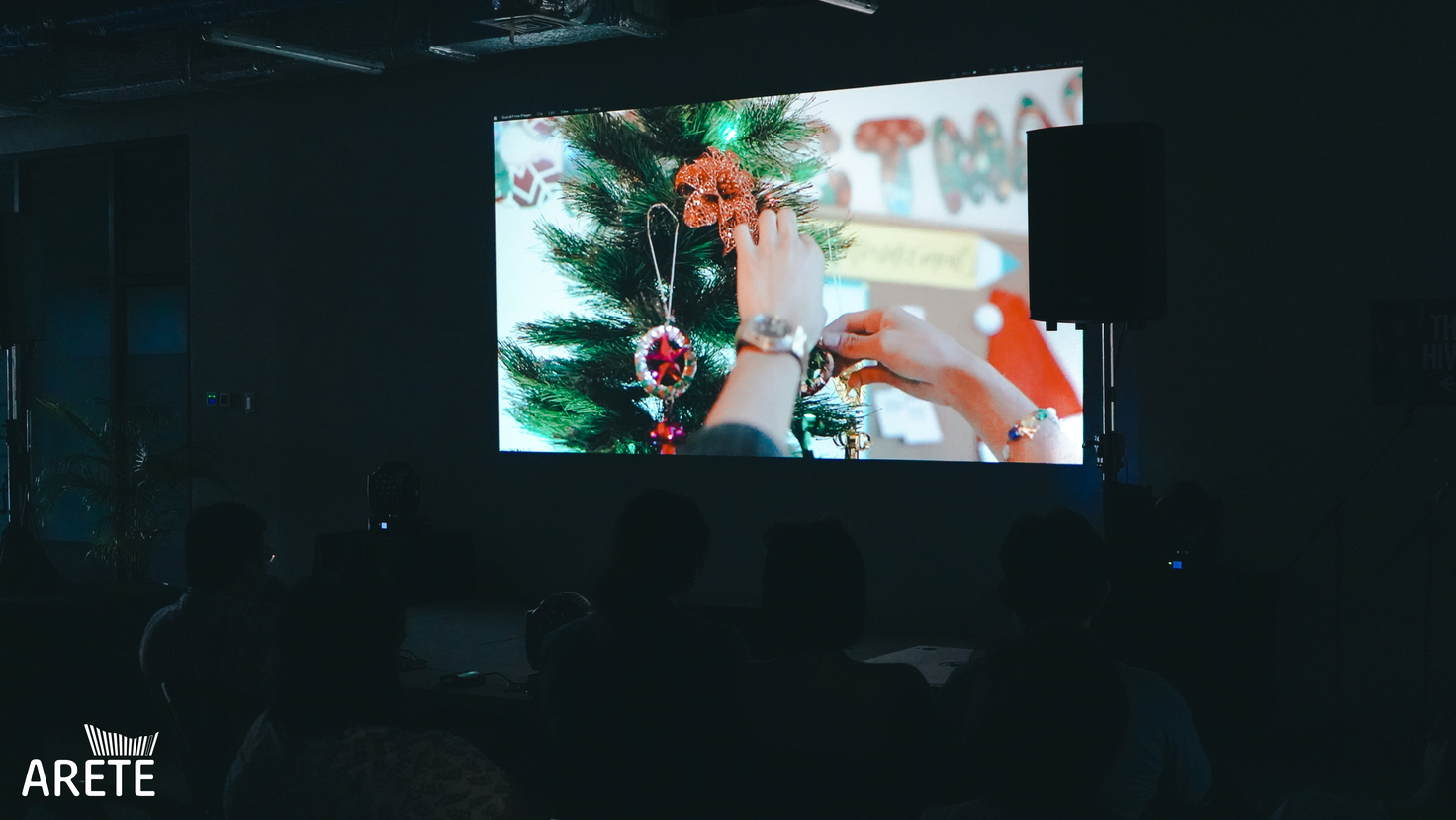 A student performance at one of 6th Noel's Pocket Stages