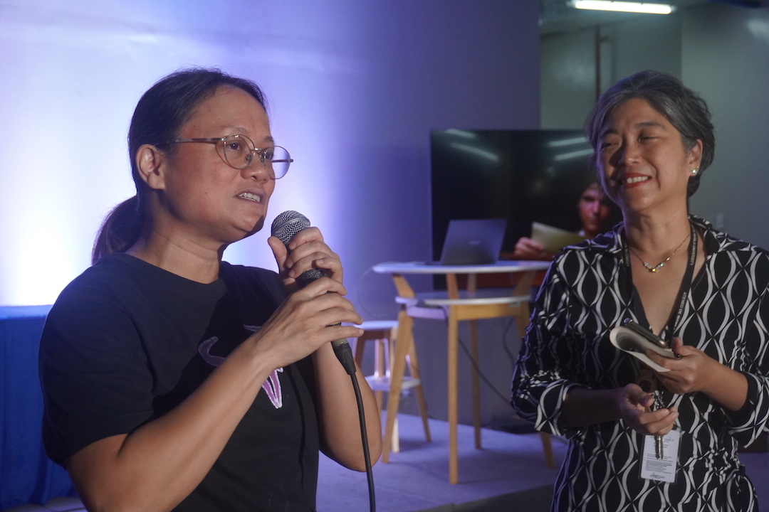 Lara Katrina Mendoza renders a powerful performance of "Out Here On My Own."