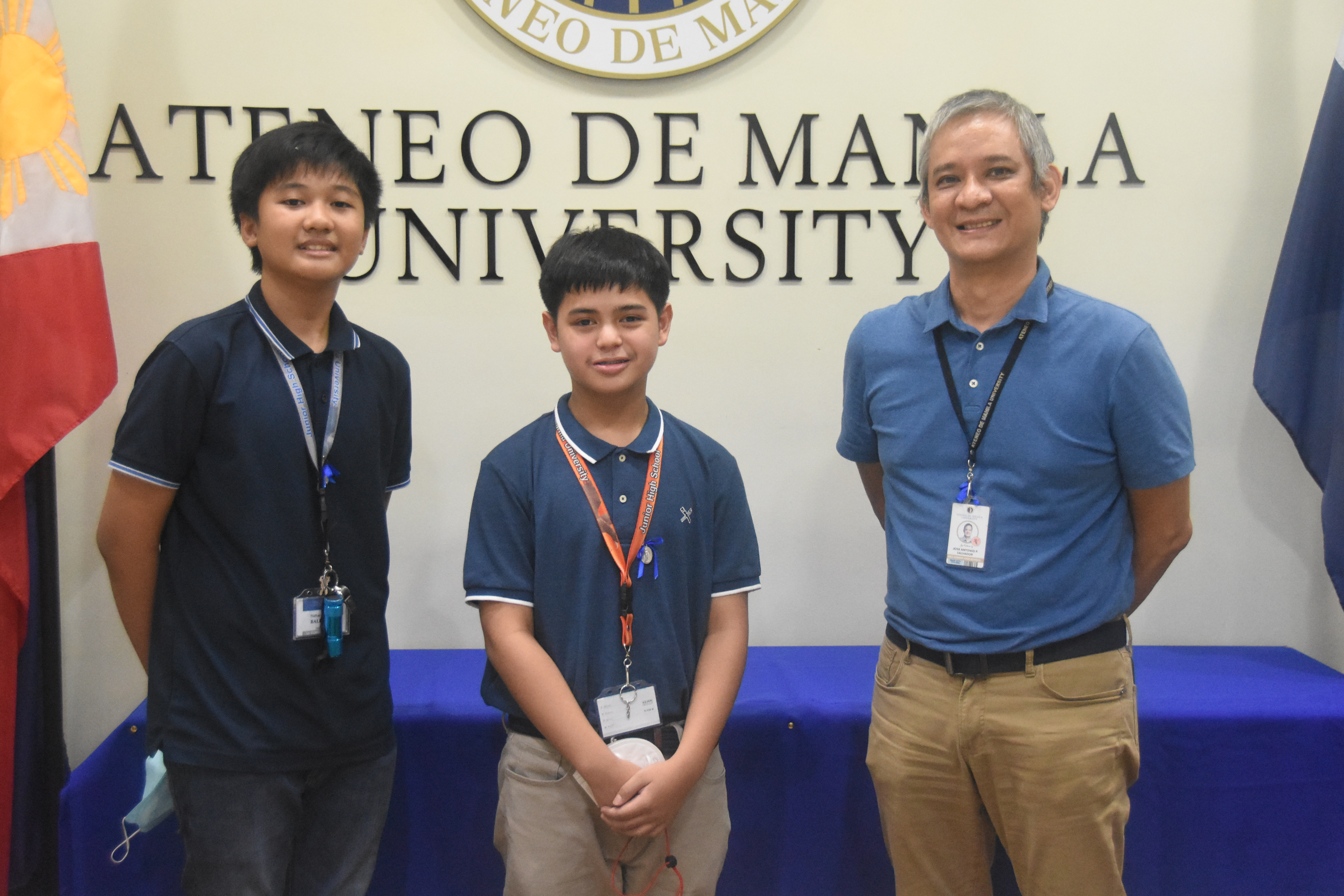 (L-R) Nathan Ballatan, Miggy Dugan, Jonny Salvador
