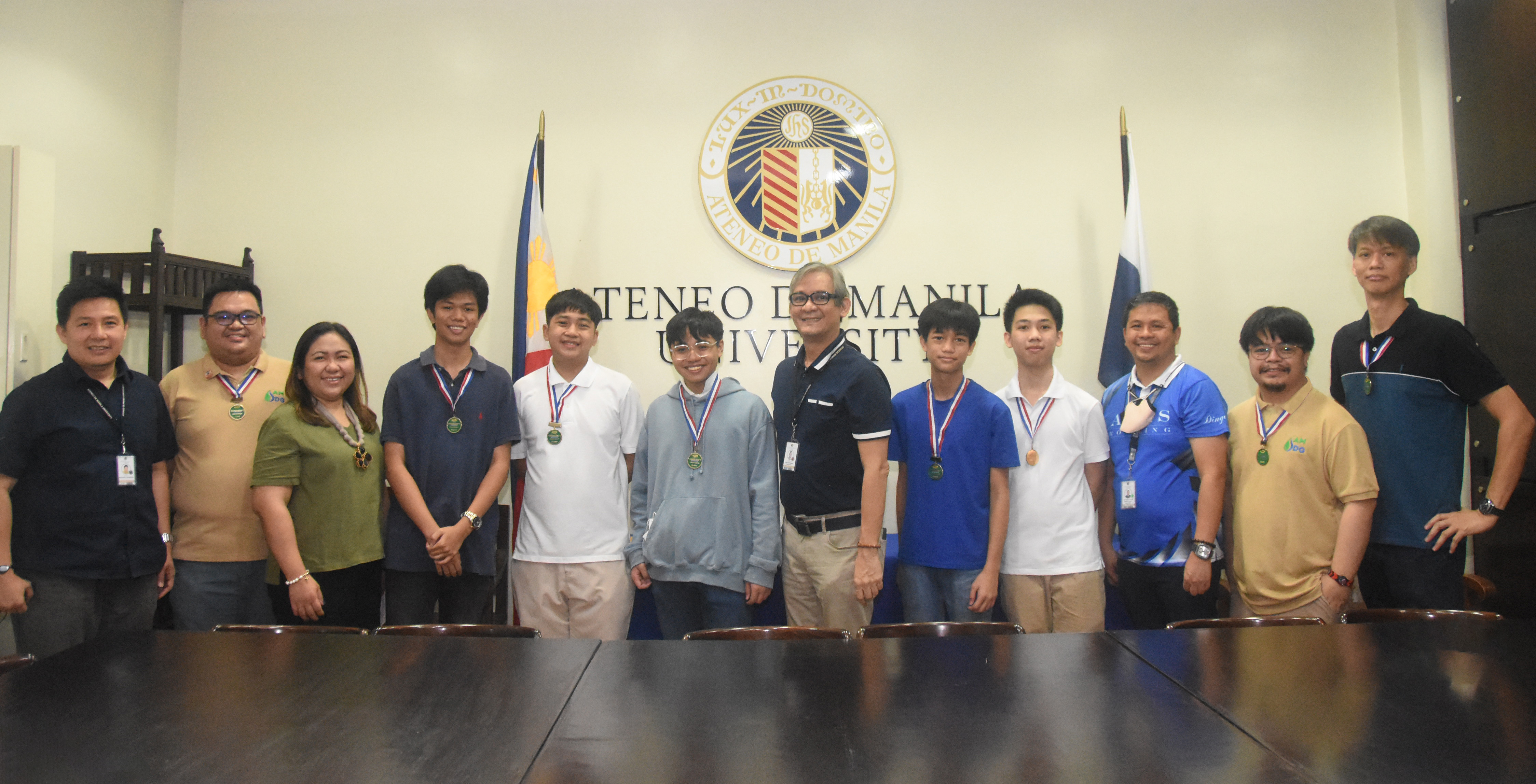 (L-R) Ron Capinding, Jason Arias, Gen Sanvictores, Gio Panlaqui, Lucas Magno, Josef Ansay, Jonny Salvador, Marvel Castor, Amiel Baquir, Dingdong Guerrero, Lavi Subang, Allan Santos