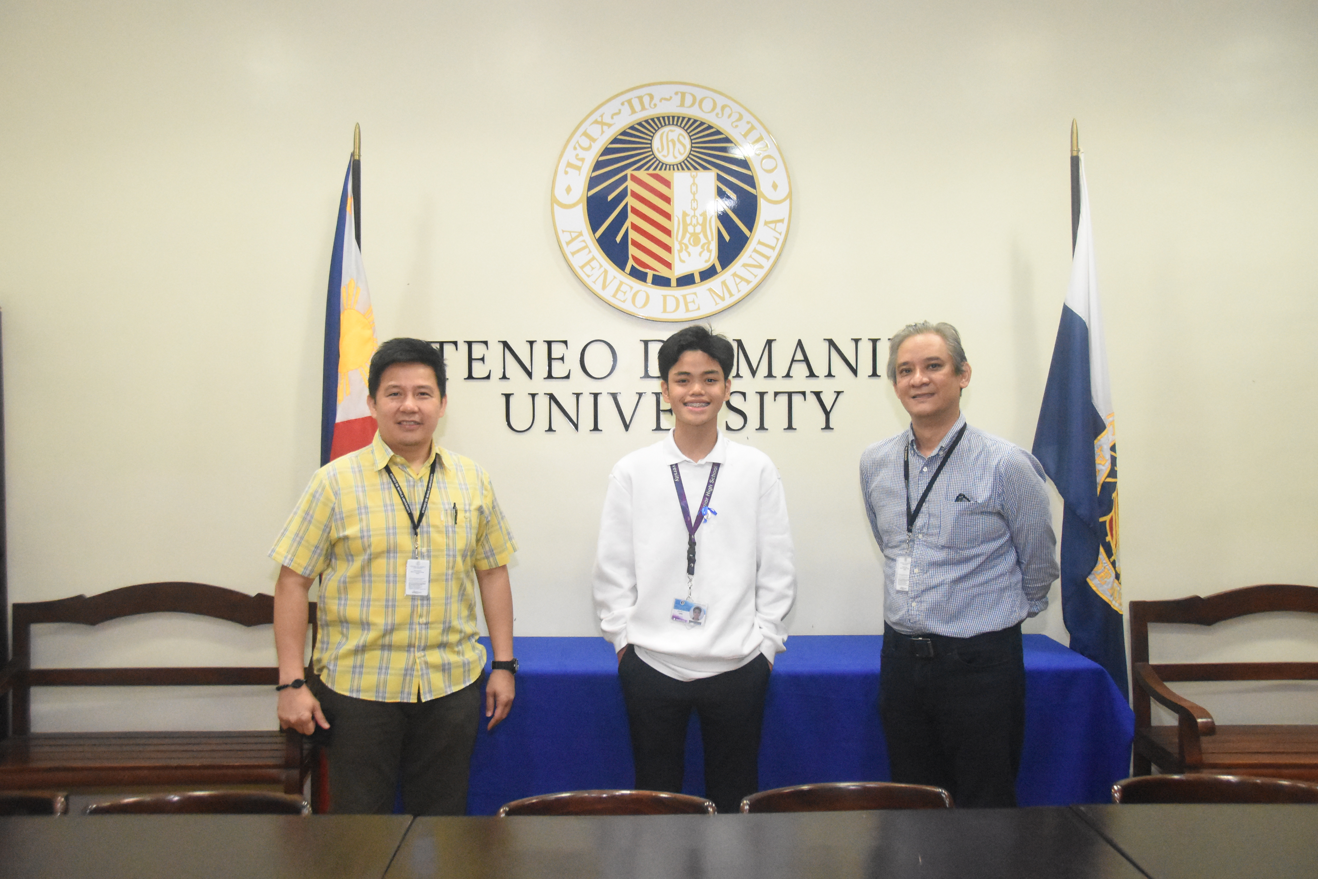 (L-R) Ron Capinding, Andre Lina, Jonny Salvador