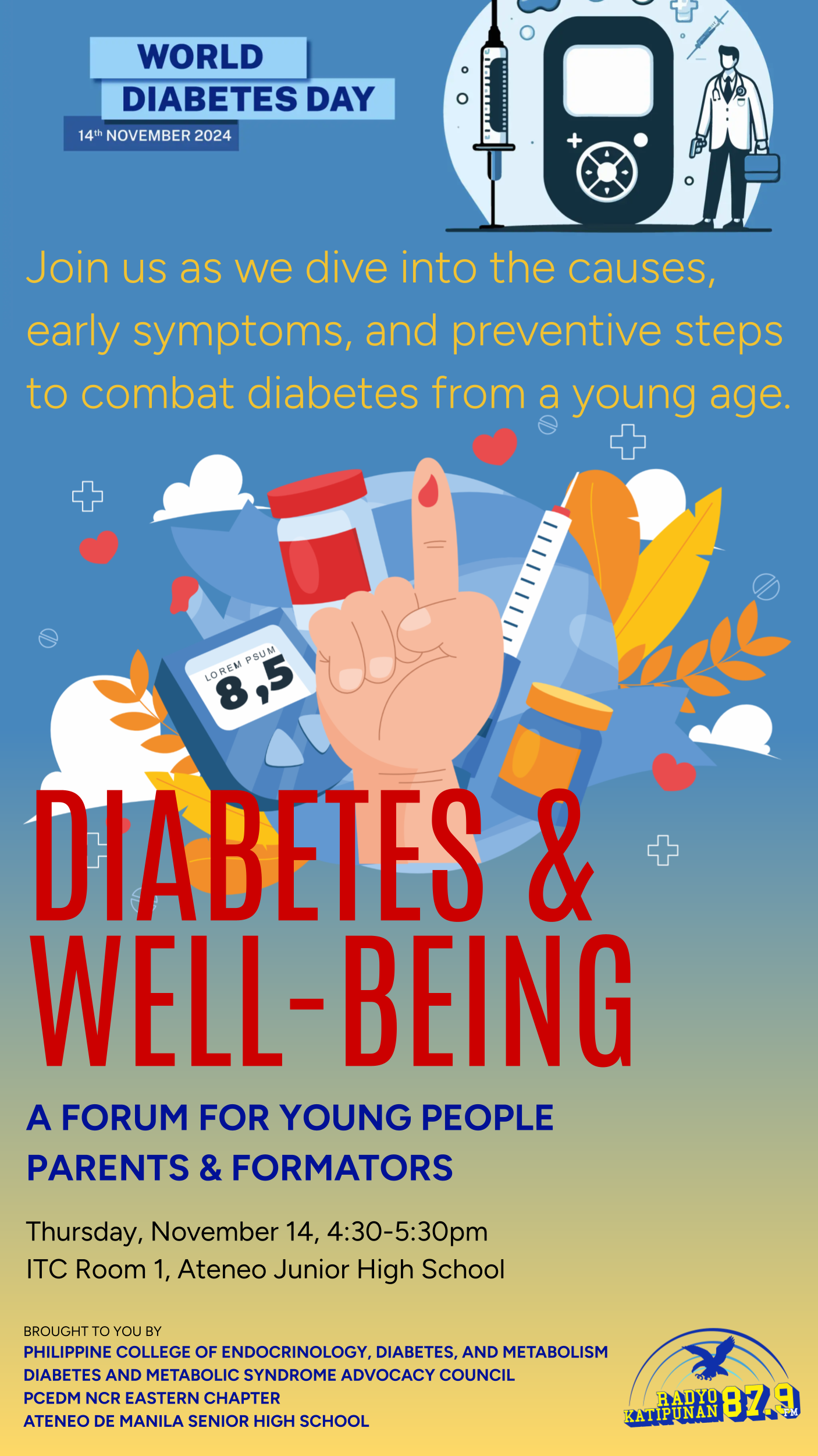 Diabetes and Well-Being Revised poster