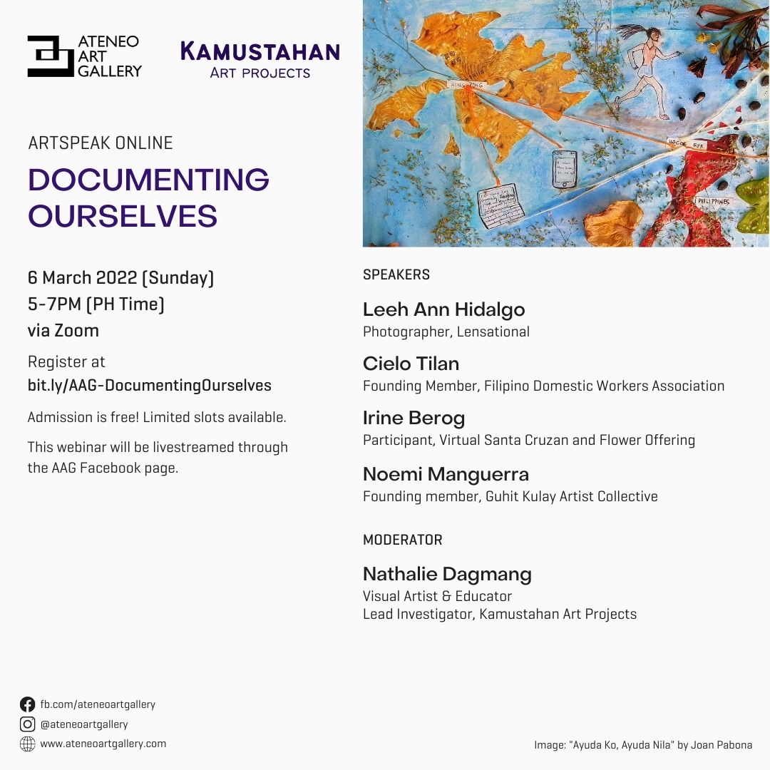 ArtSpeak Online: Documenting Ourselves