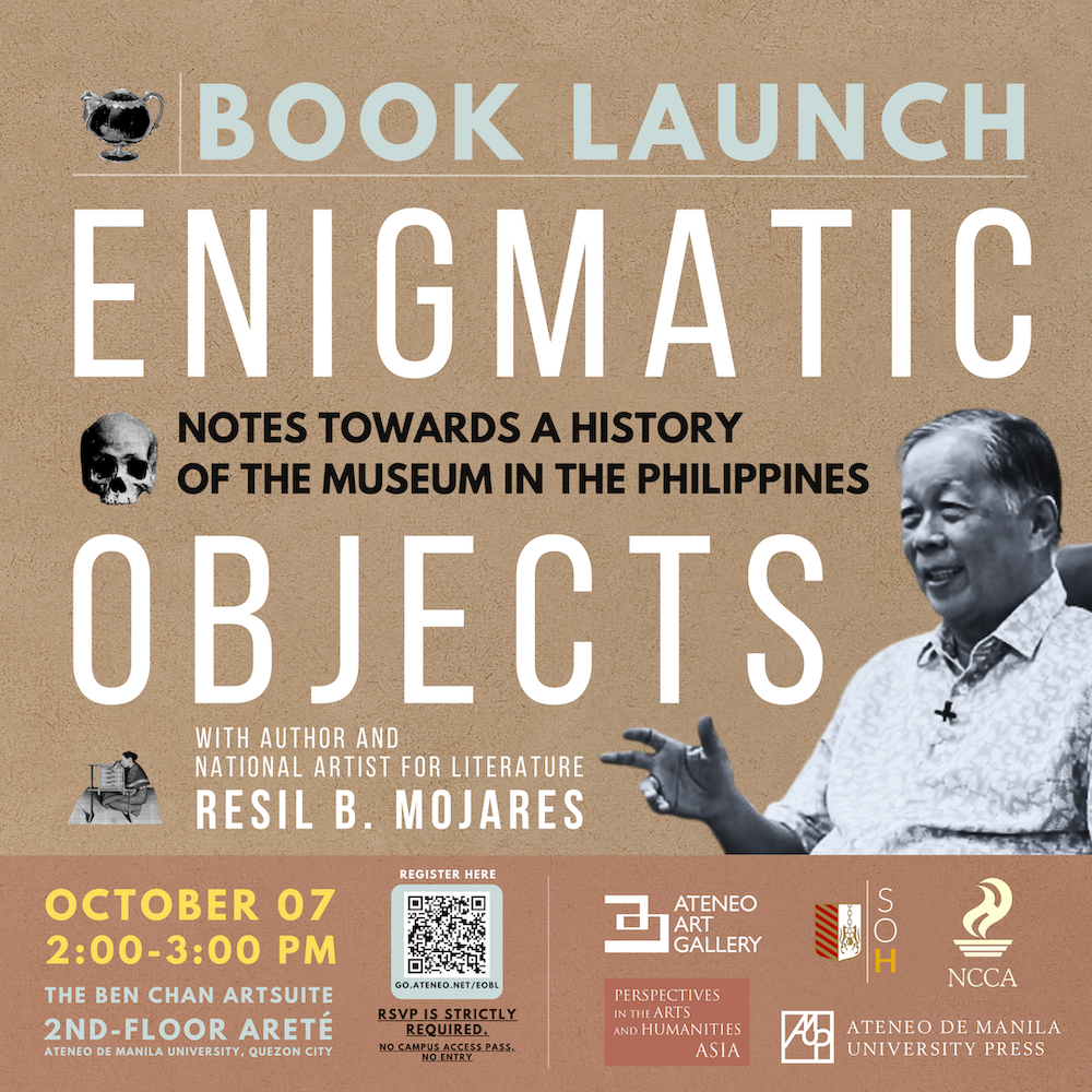The poster of Resil B. Mojares' book launch