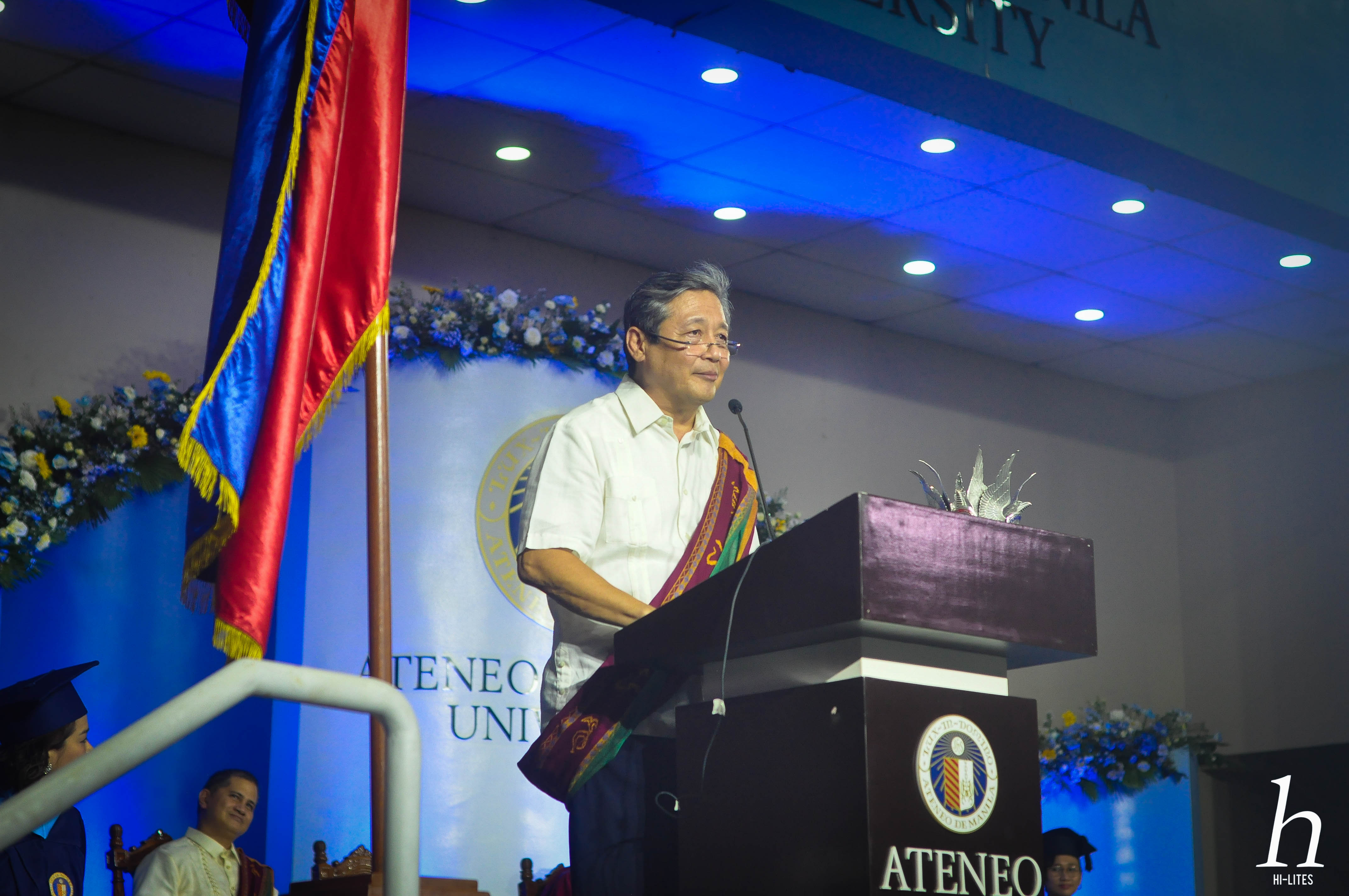 Photo of Victor E Agbayani by by Juliana Georgette Bulao of ASHS Hi-Lites