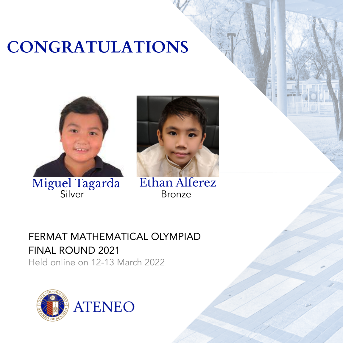 Miguel Tagarda, Ethan Alferez