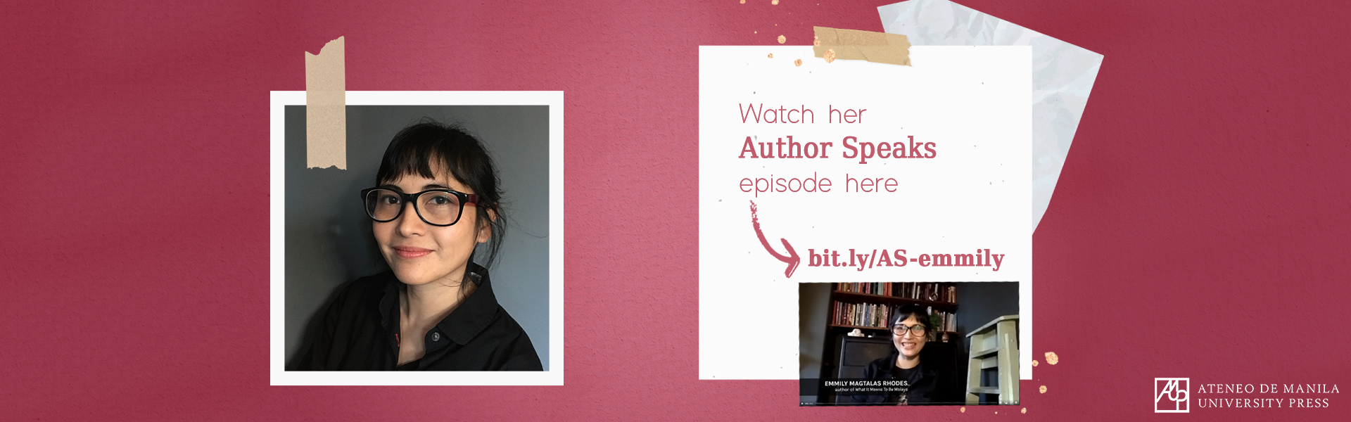 Emmily Magtalas Rhodes author of What It Means To Be Malaya