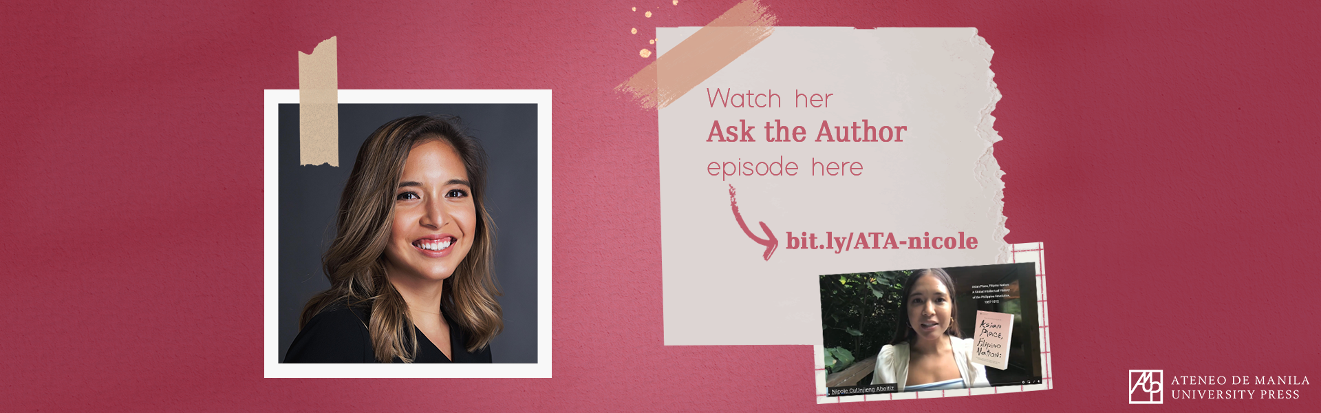 Nicole CuUnjieng Aboitiz author of Asian Place, Filipino Nation: A Global Intellectual History of the Philippine Revolution, 1887-1912
