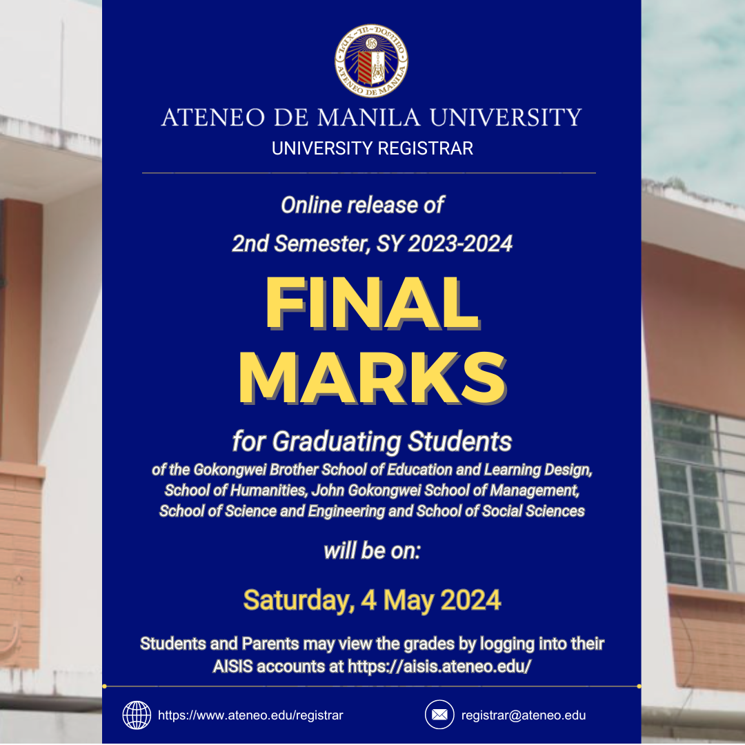 2nd Semester Final Marks for Graduating Students
