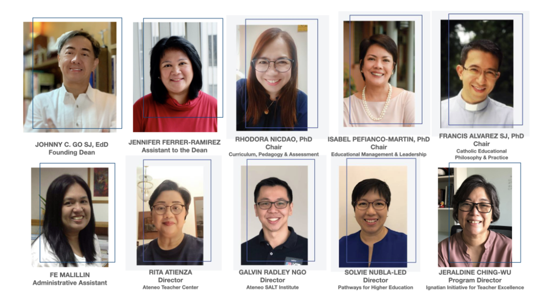 The leadership of GBSEALD consists of several administrators for its departments and centers that respond to Ateneo’s commitment to its important mission in the national educational landscape.