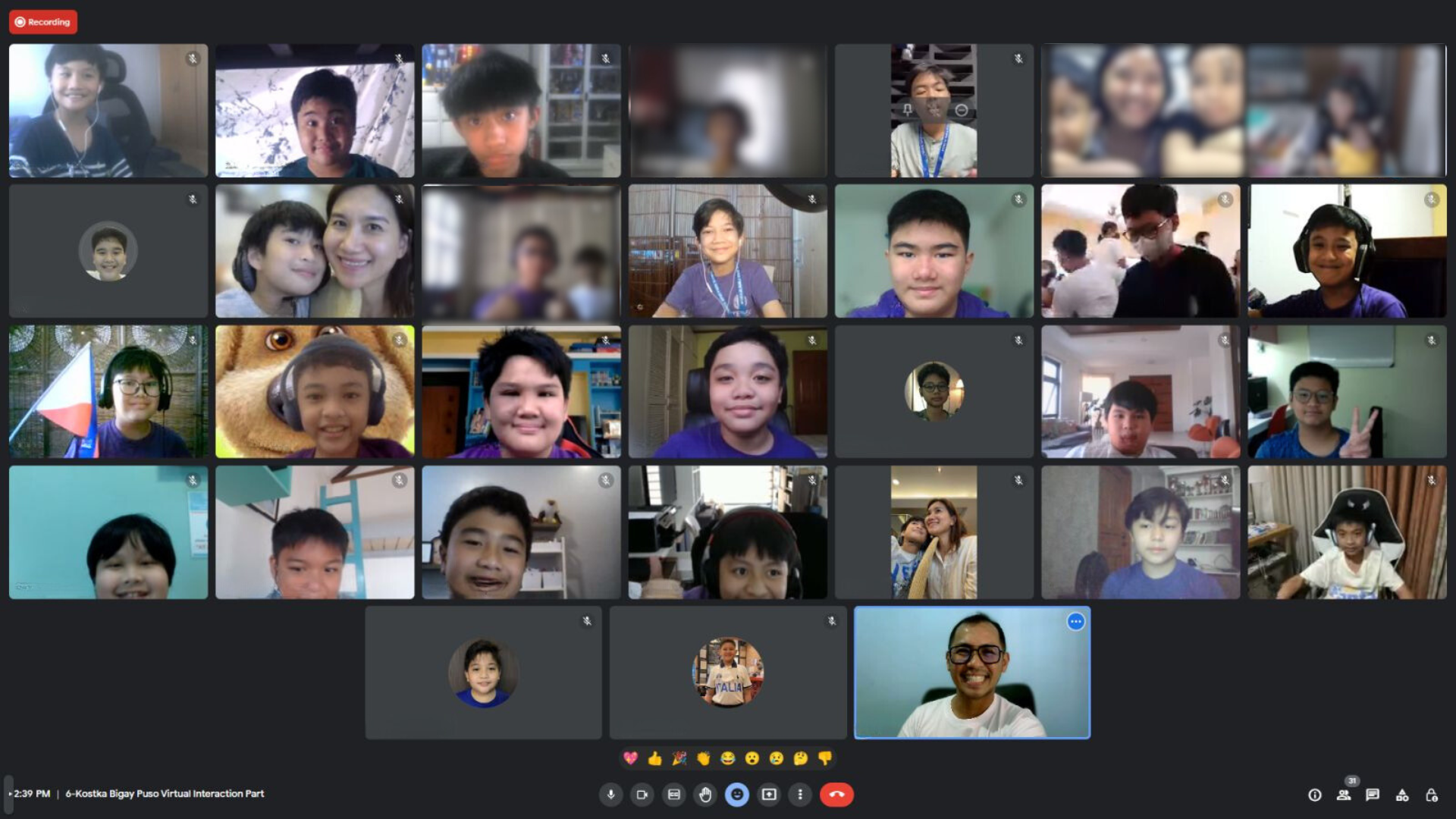 Grade 6’s second Bigay Puso virtual interaction was on March 3, 2023.