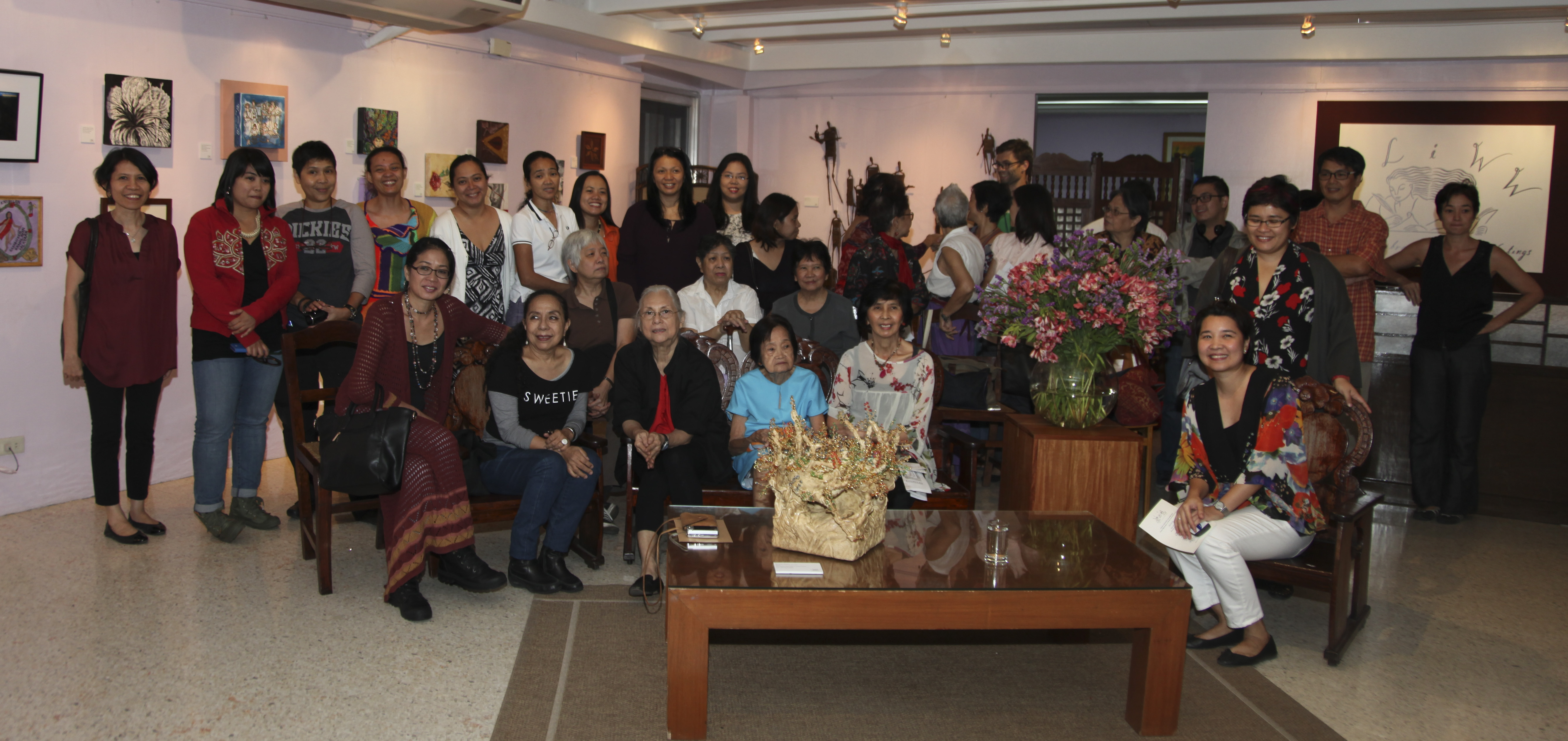 KASIBULAN Arists as 2015 NGF Awardees at ALiWW. 
