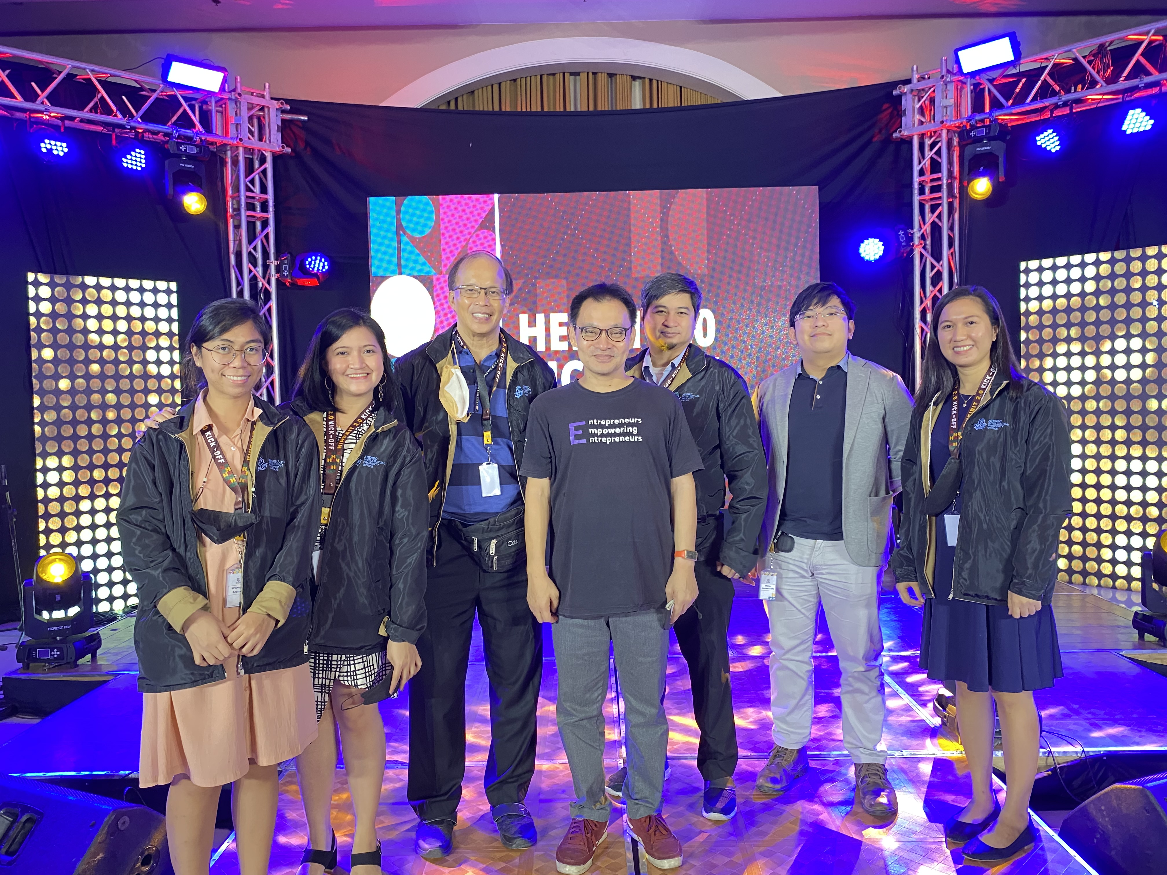 Photo: Ateneo de Manila University TBI Team with co-founder of E3HUBS, Mr Andrew Wong.