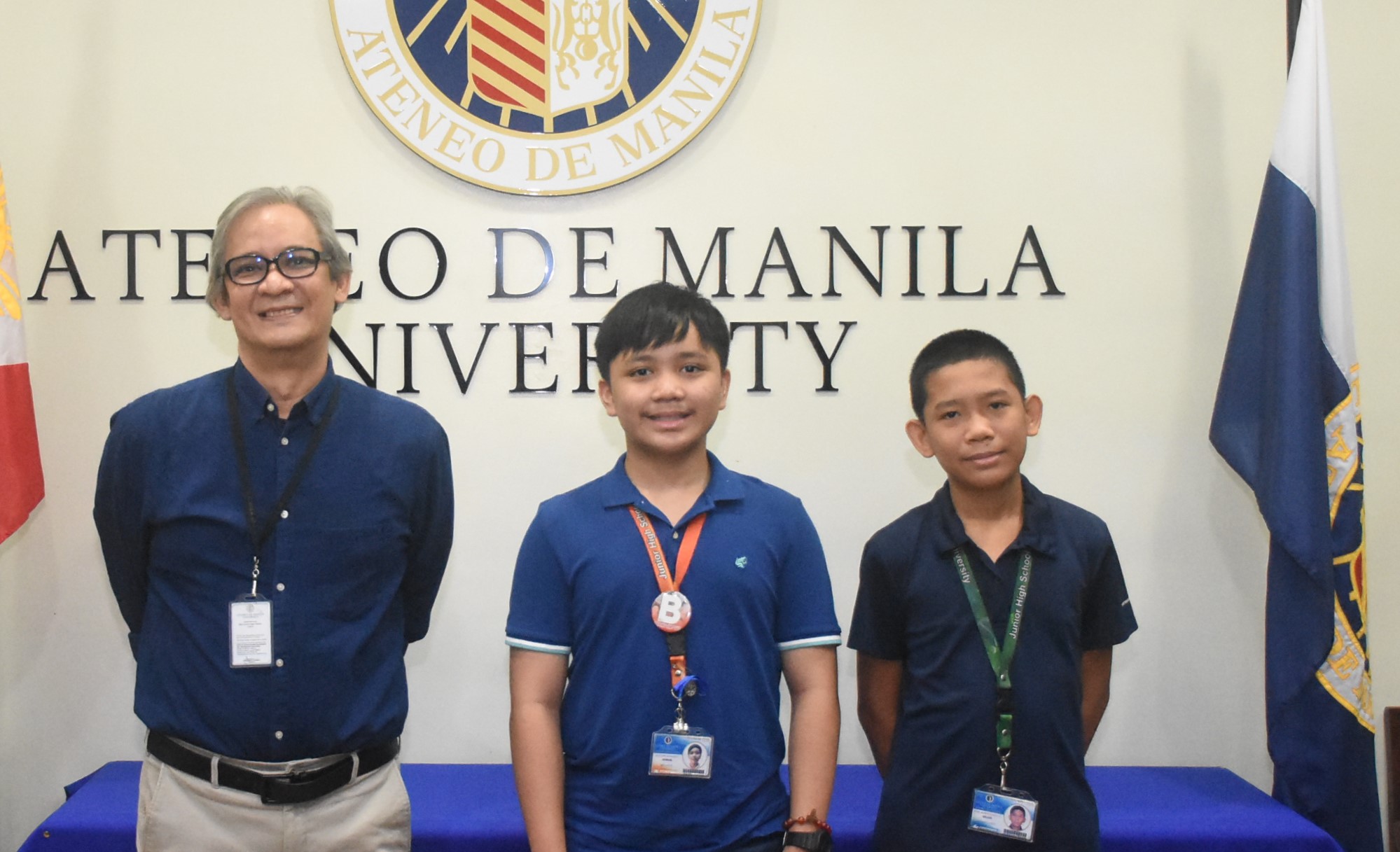 (L-R) Jonny Salvador, Joaquin Jobog, Karl Bilog 