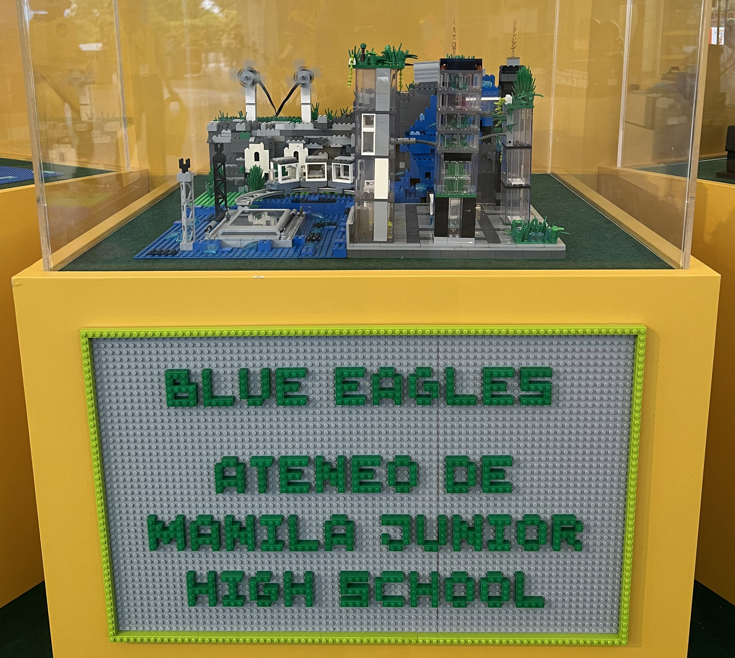 The prize-winning build of the AJHS Blue Eagles is on display at the LEGOLAND Malaysia Resort until August 31, 2023.