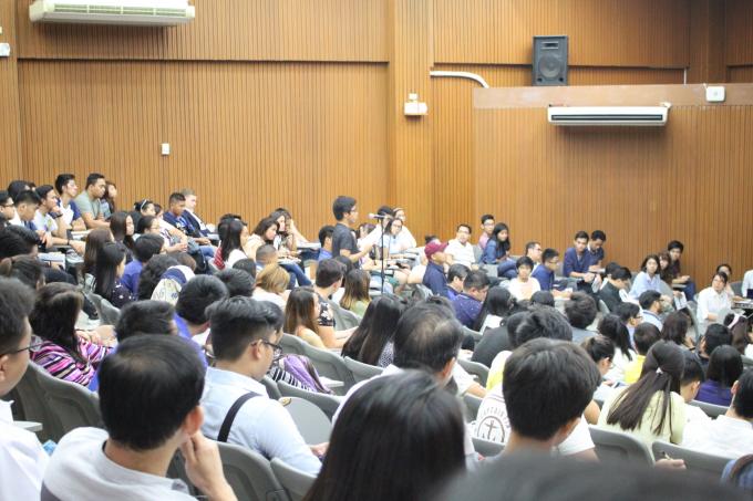 student from the audience