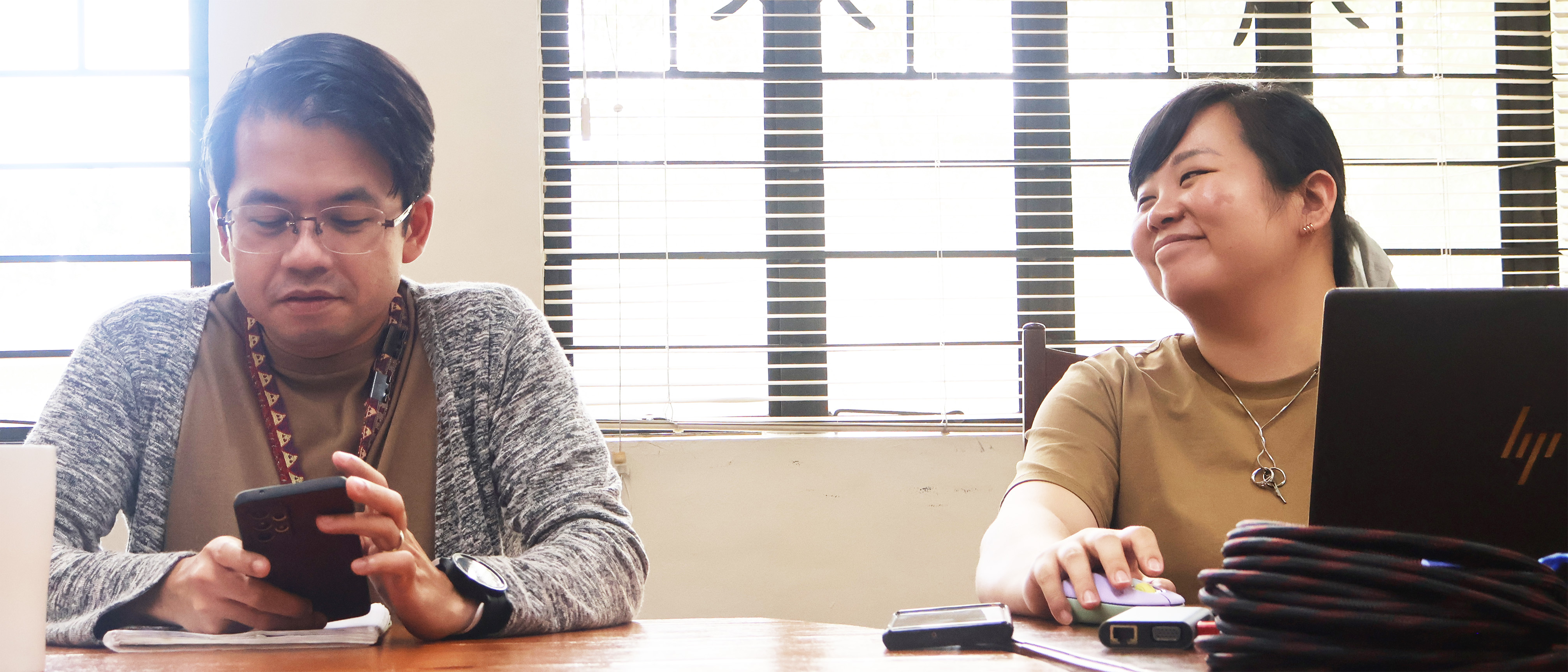 Miko Galvez and Steph Puen