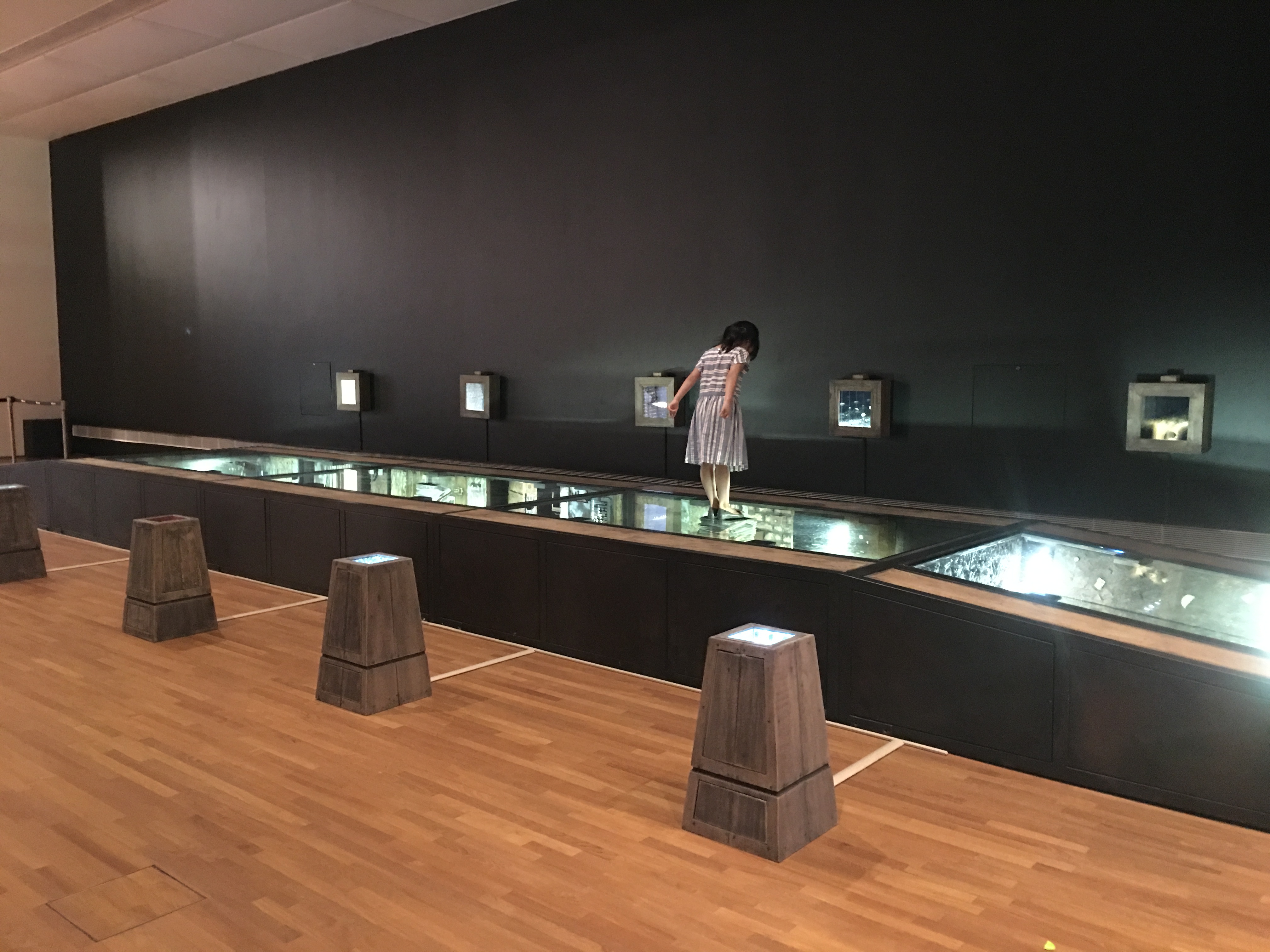 Mark Orozco Justiniani, "Firewalk," 2017-2019. Taken by the Artist at the National Gallery Singapore, 2018.