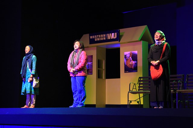 A scene from Pambansang Litanya ng mga Inang Walang Bayan in 2016.