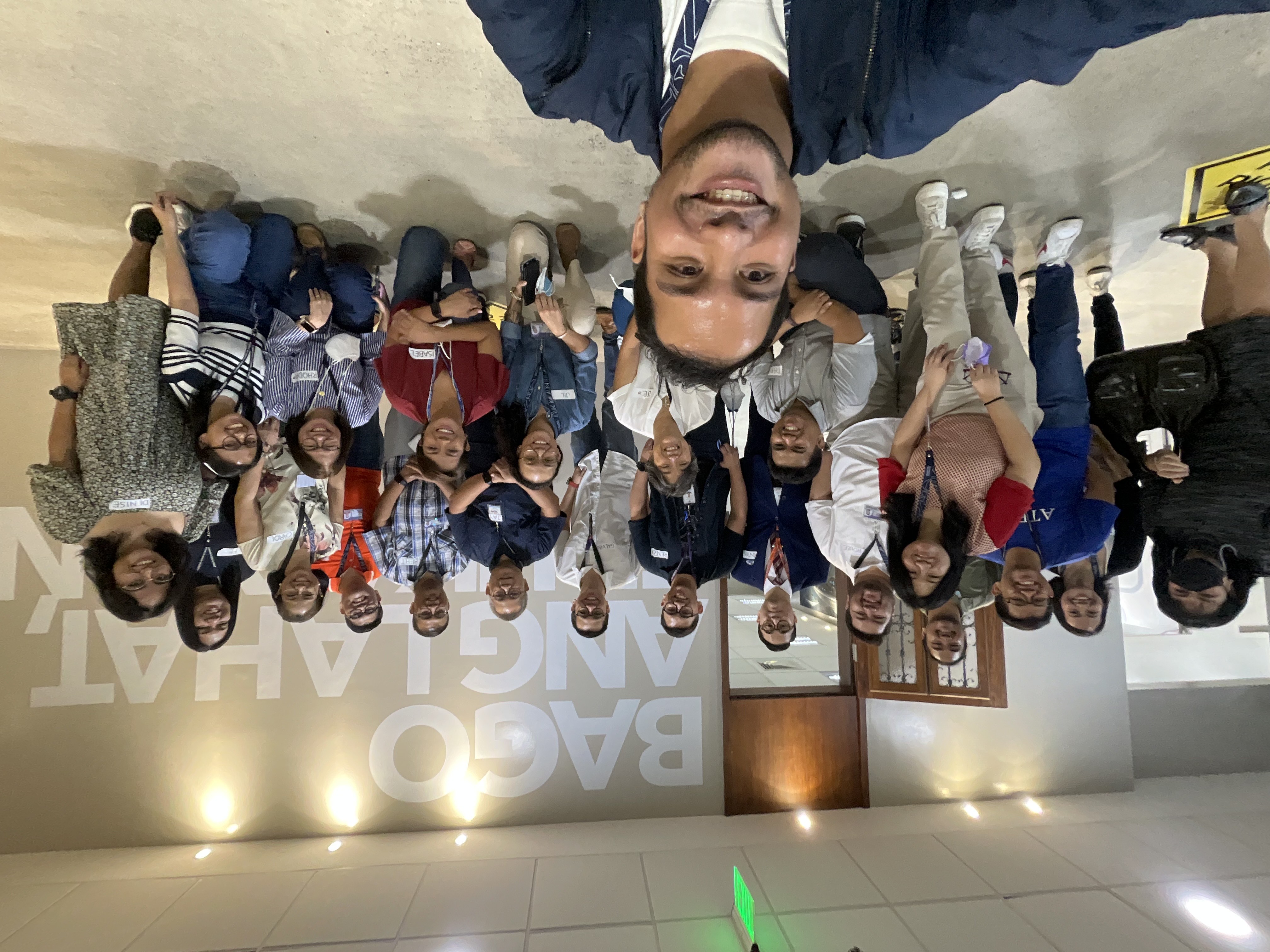 A Christmas get-together with students of the CPA and ELM departments of GBSEALD last December 2022.