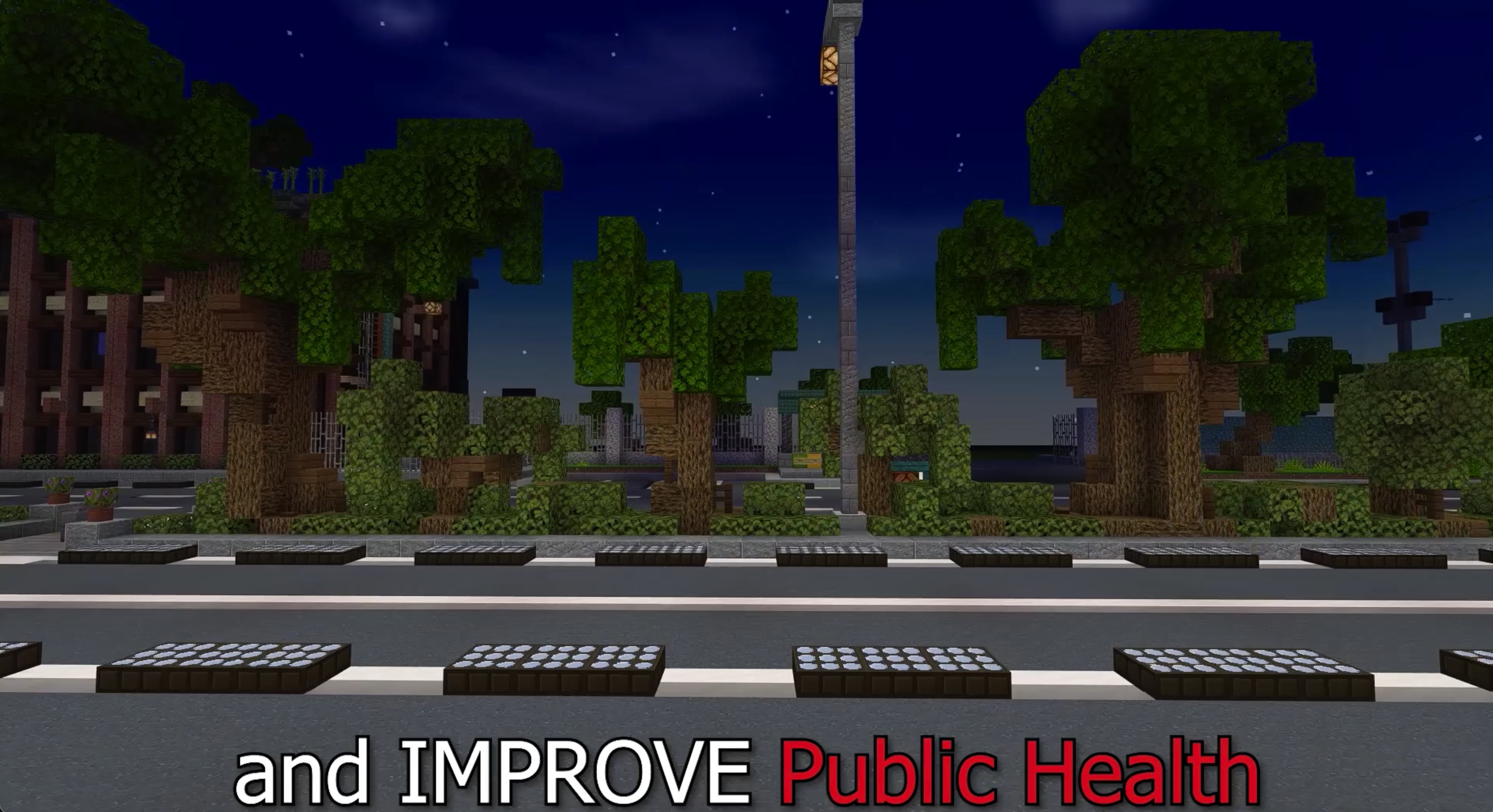 Solar lights and road studs make for a more sustainable and safer street at night. (Screenshot) 