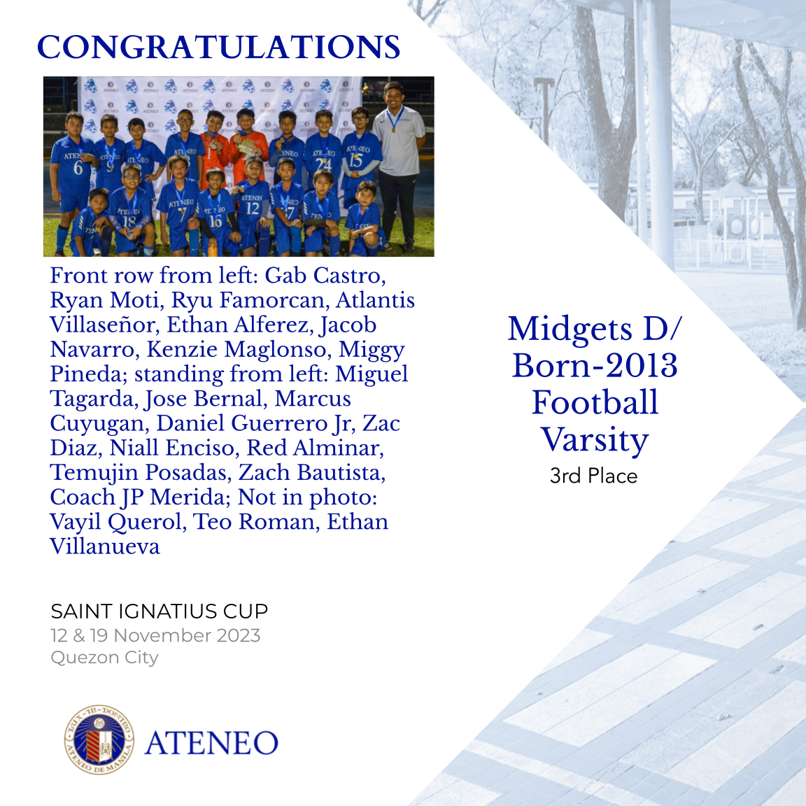 Midgets D/Born-2013 Blue Eagles