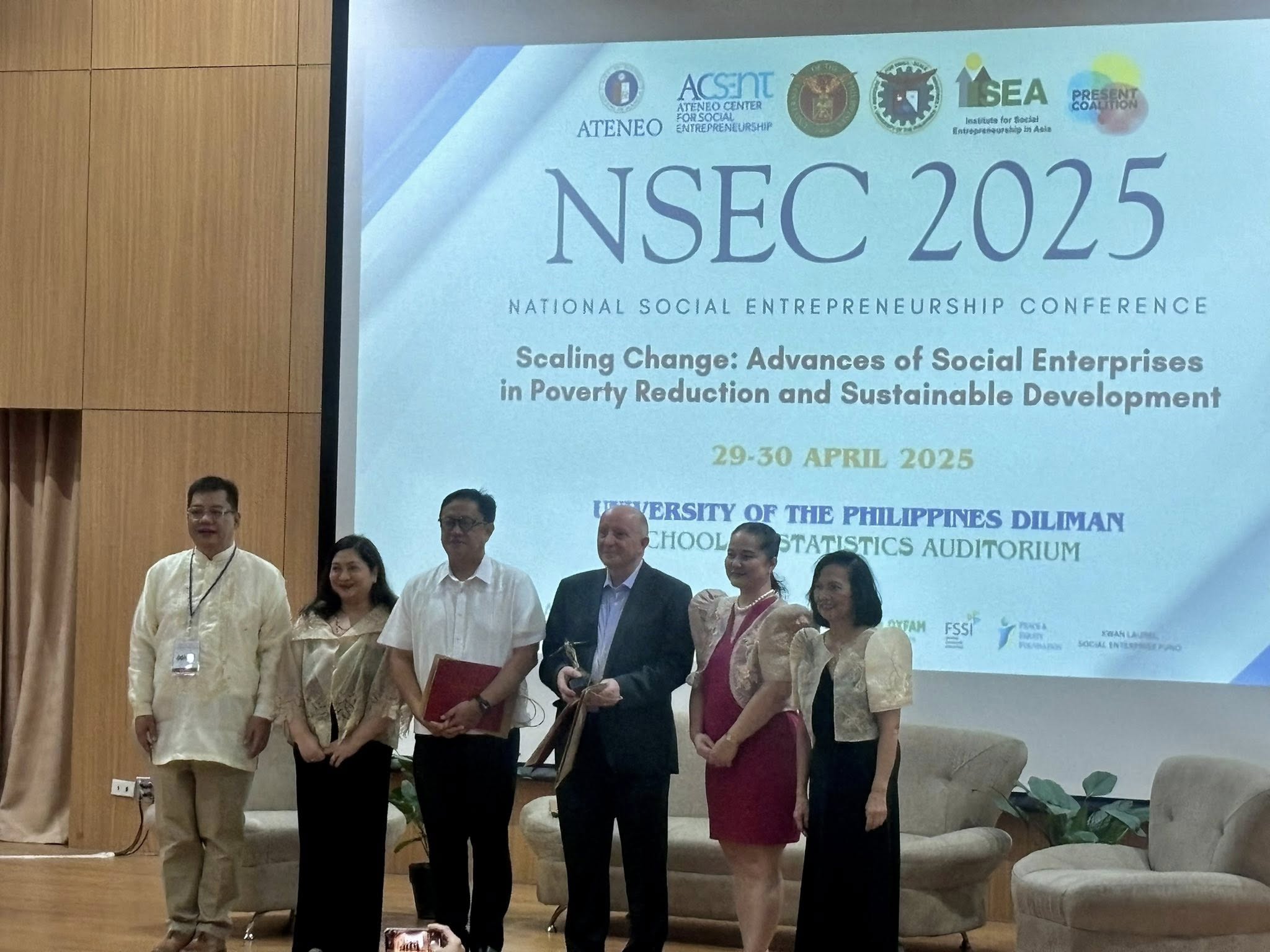 NSEC 2025 organizers with Gerry Higgins