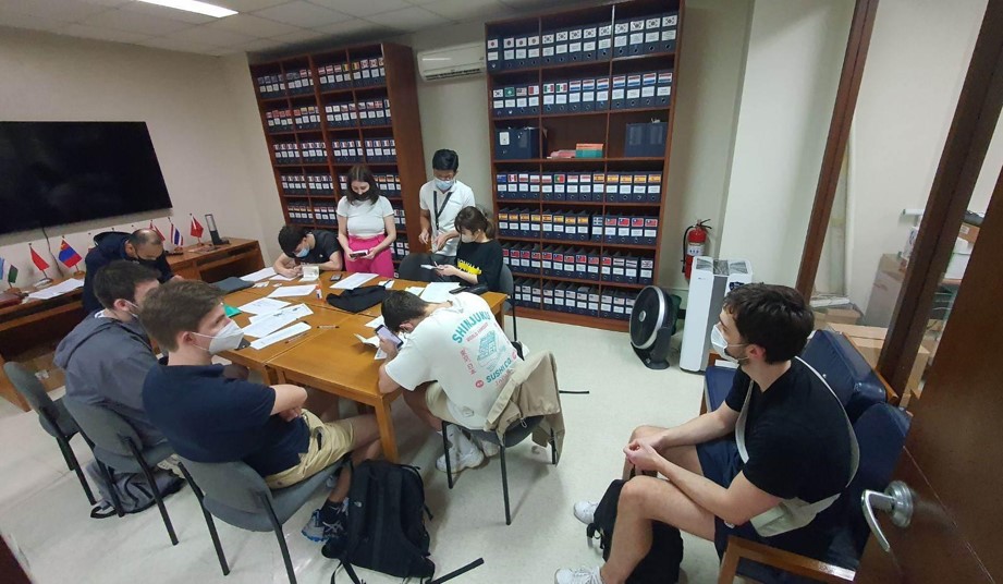 IXS schedule visits to OIR to accomplish pertinent visa and study permit documents