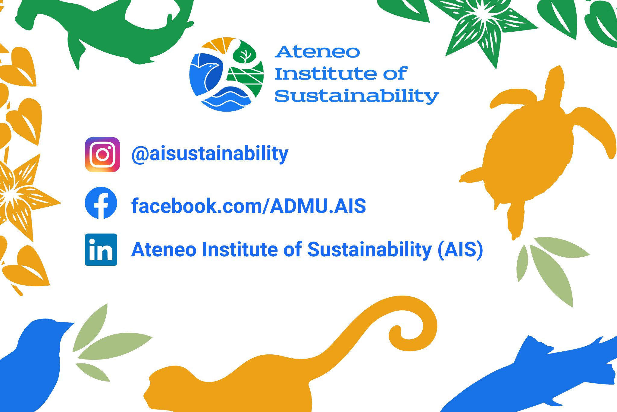 AIS Social Media calling card