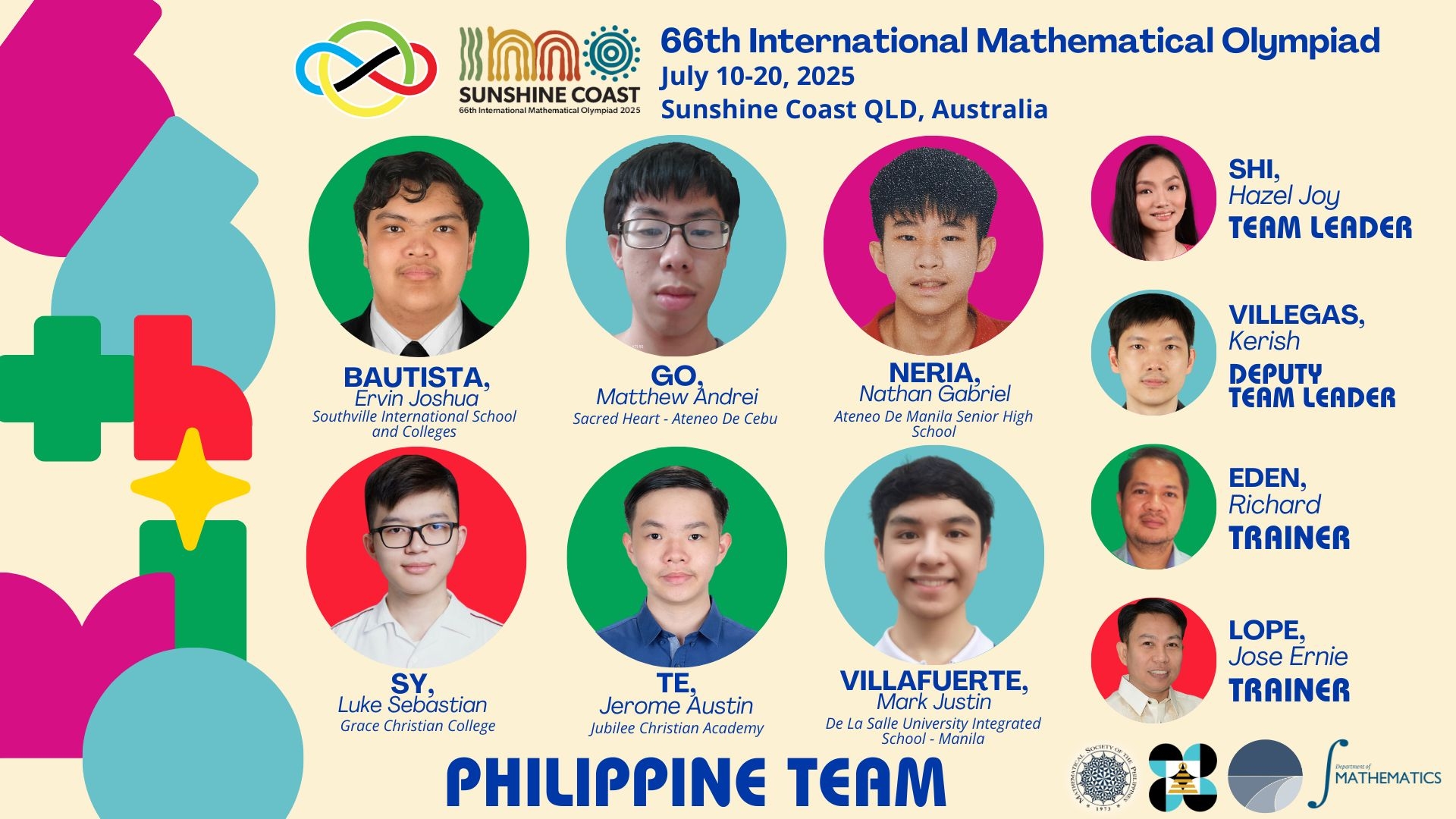 Pubmat courtesy Go for Gold: Philippine IMO Team Facebook page