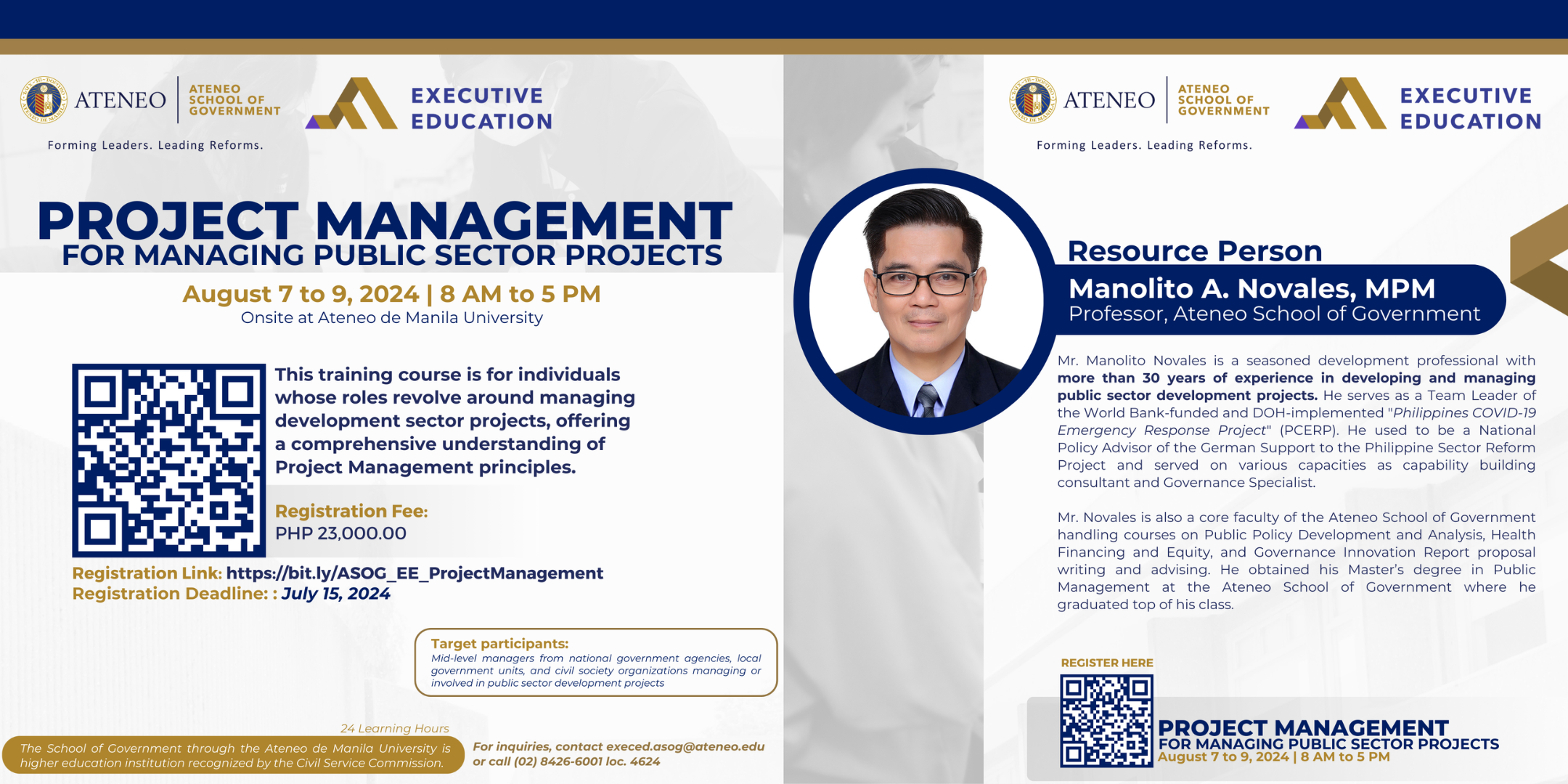 Executive Education Program Launches Publicly Offered Training Courses for August 