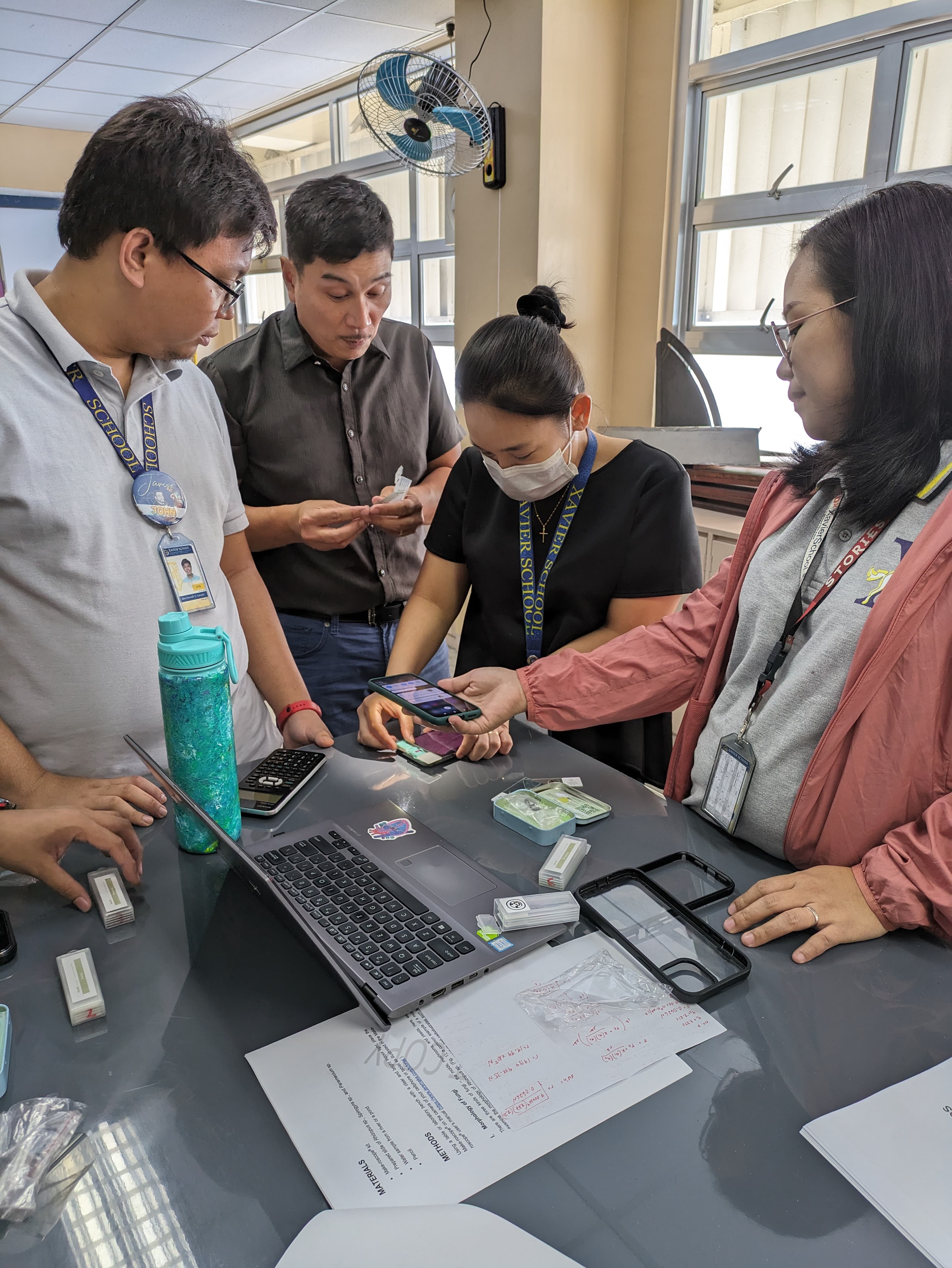 Make-roscope demonstration with Xavier School