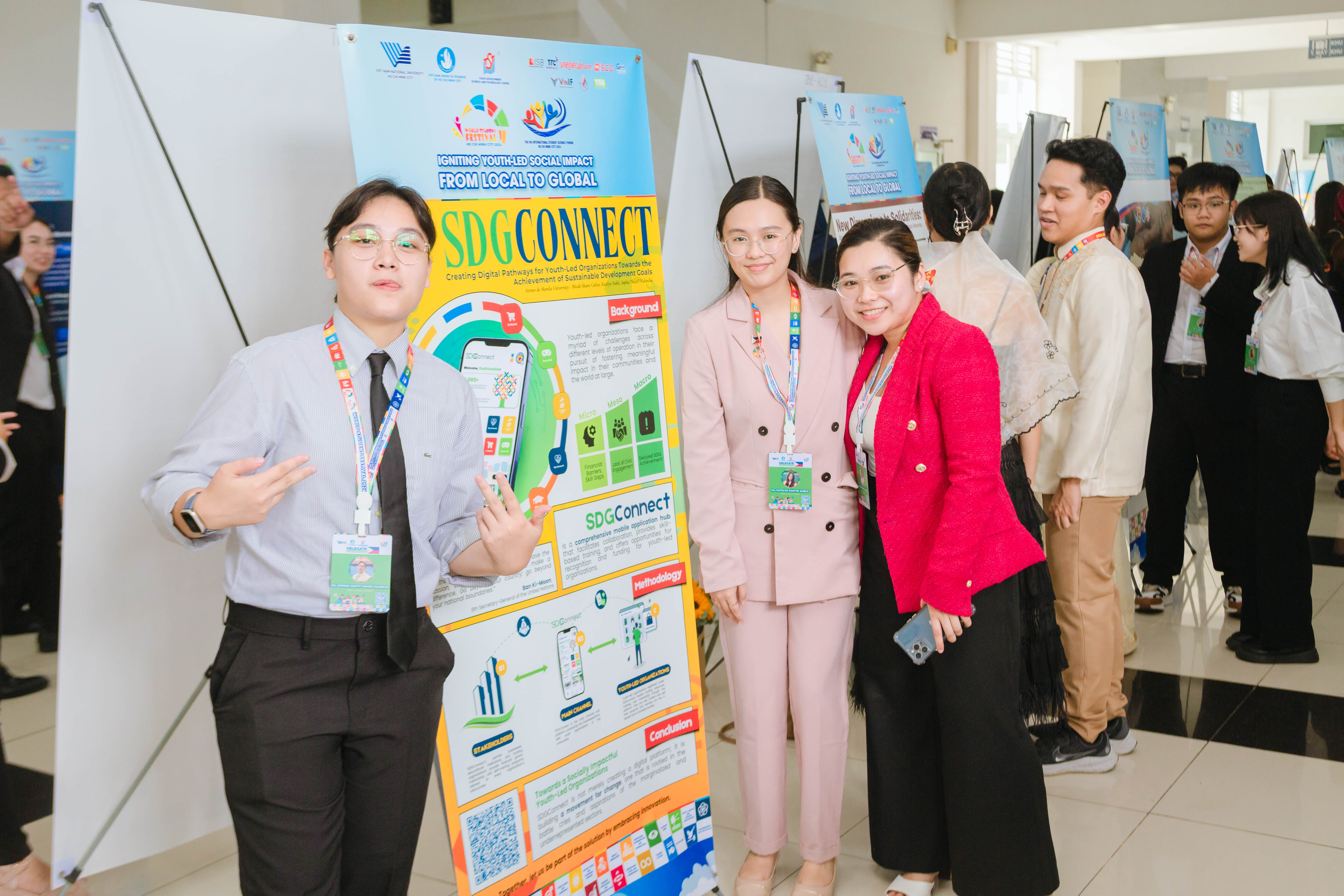 SDGConnect during the poster qualifying round.