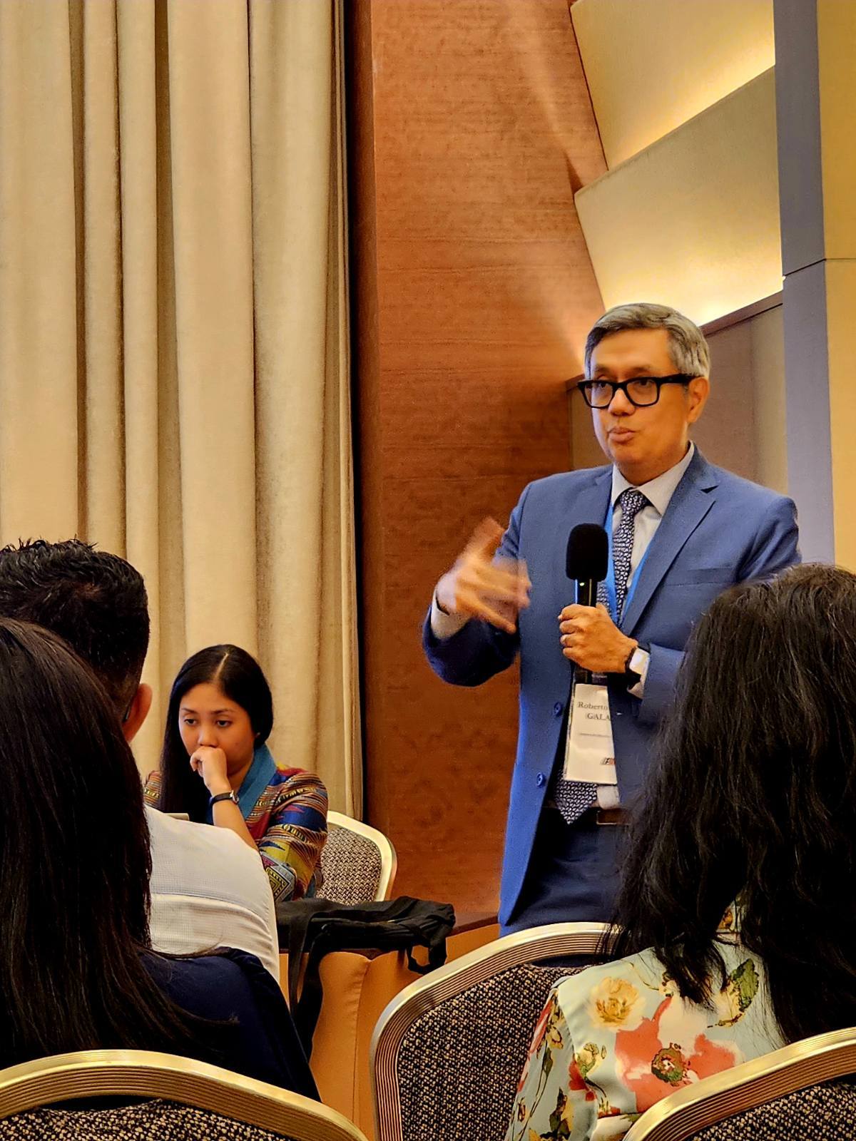 Presentation by Dean Dr. Roberto Galang