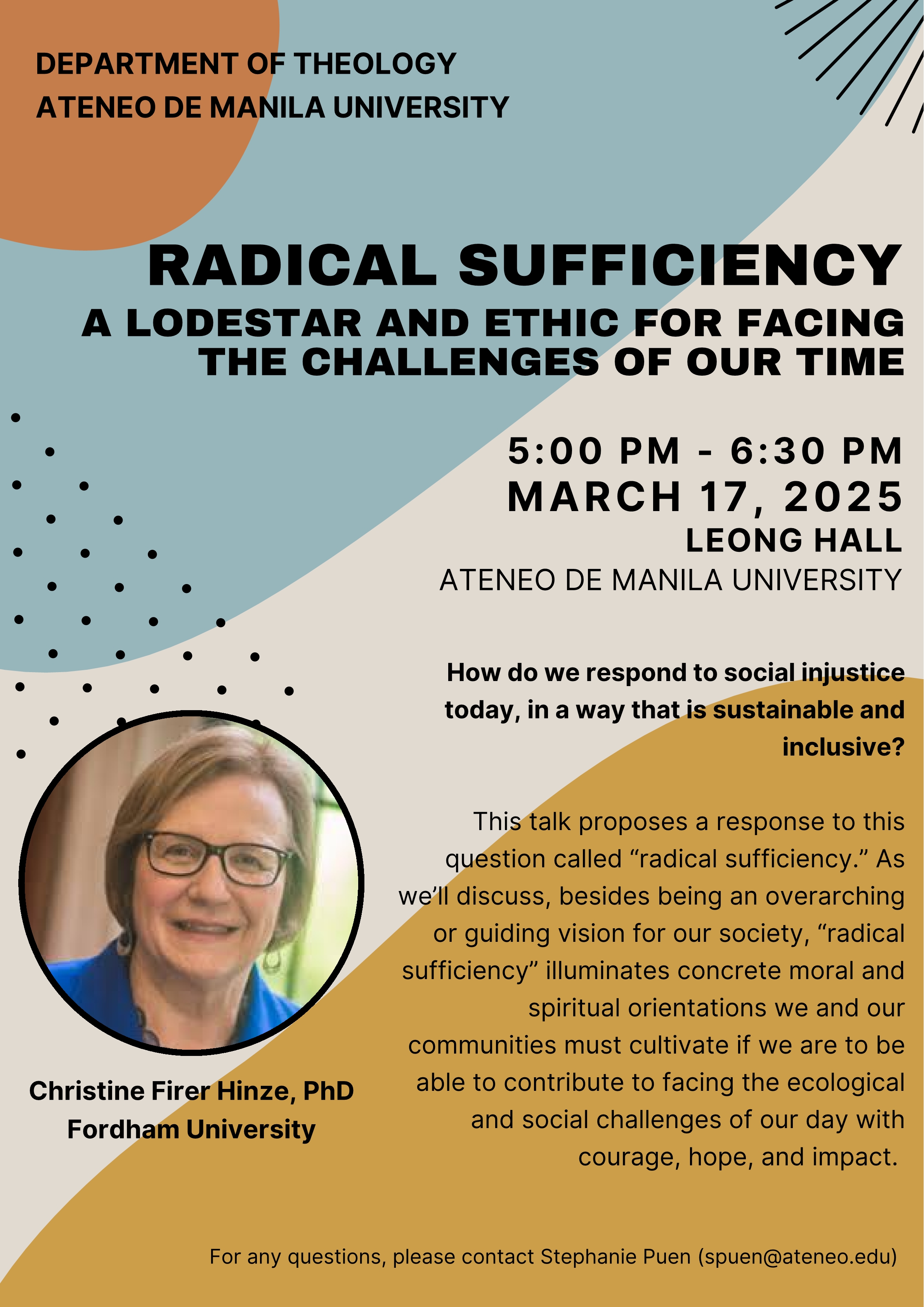 Radical Sufficiency poster
